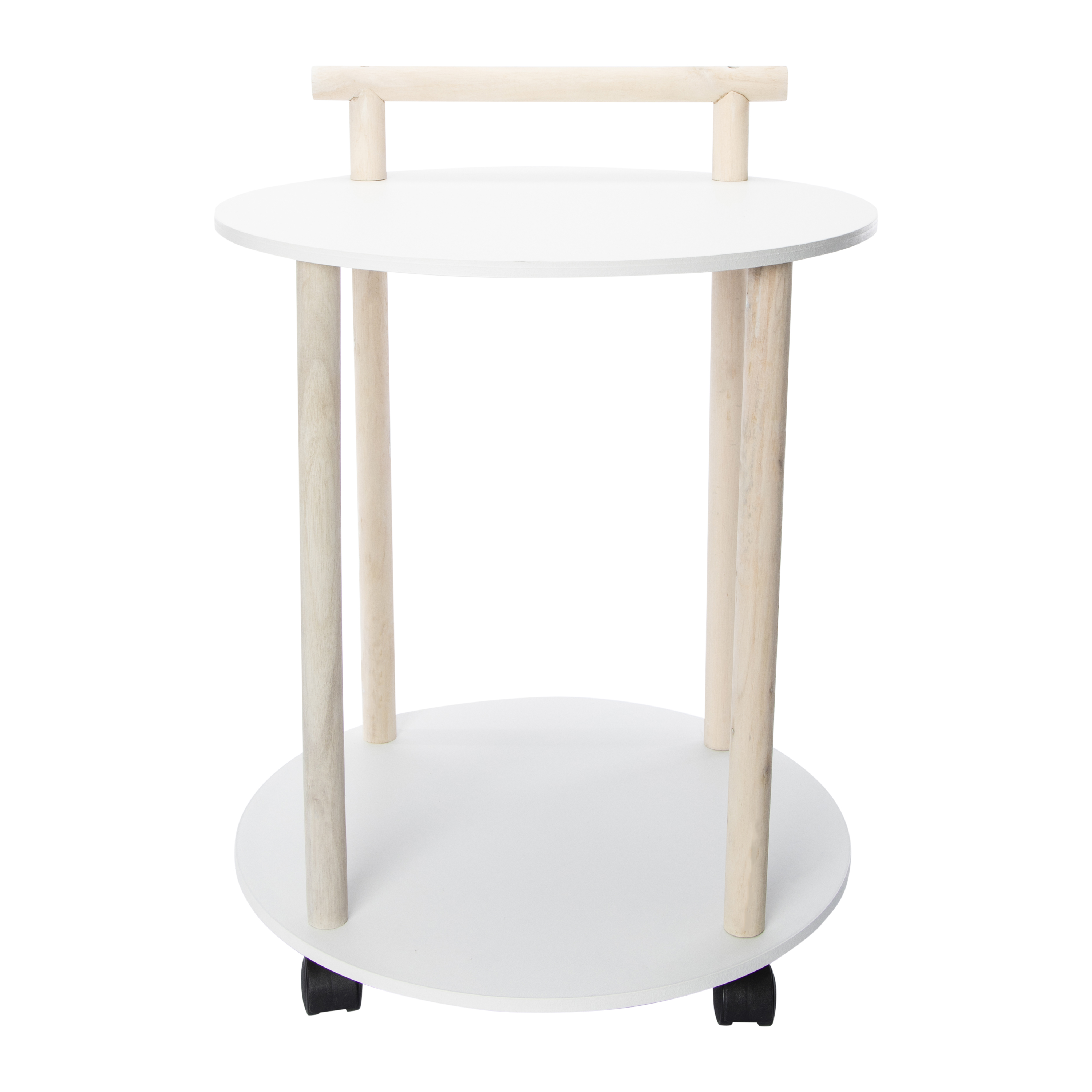 Circle Rolling Cart 15.74in x 21.25in