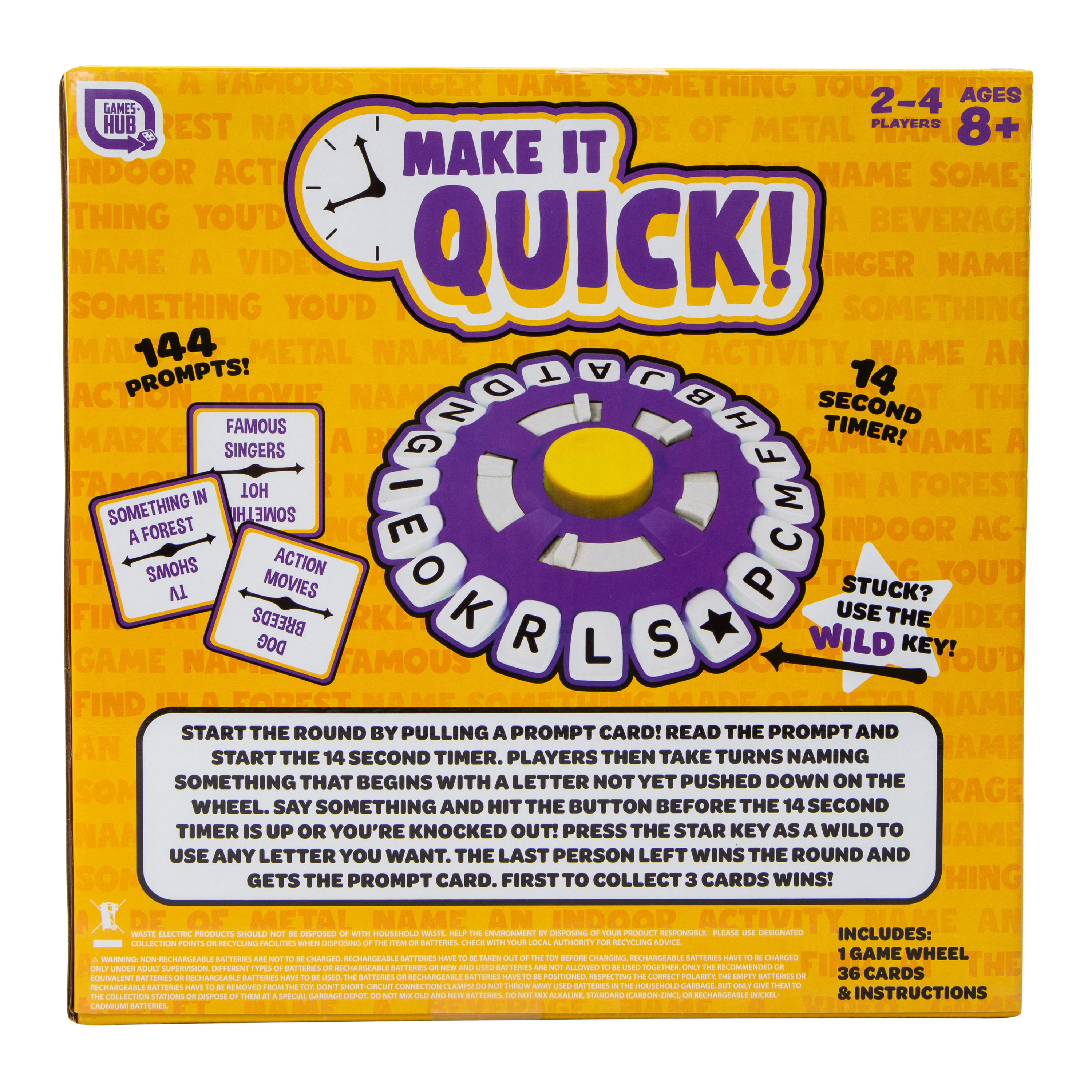 Make It Quick! Game