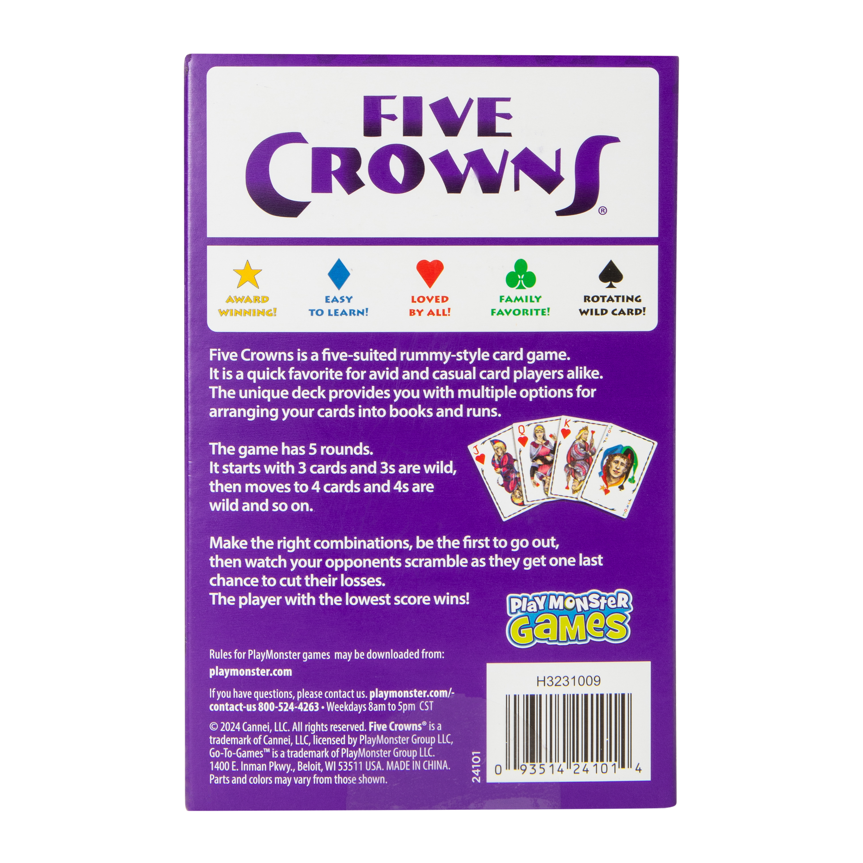 Five Crowns® Card Game