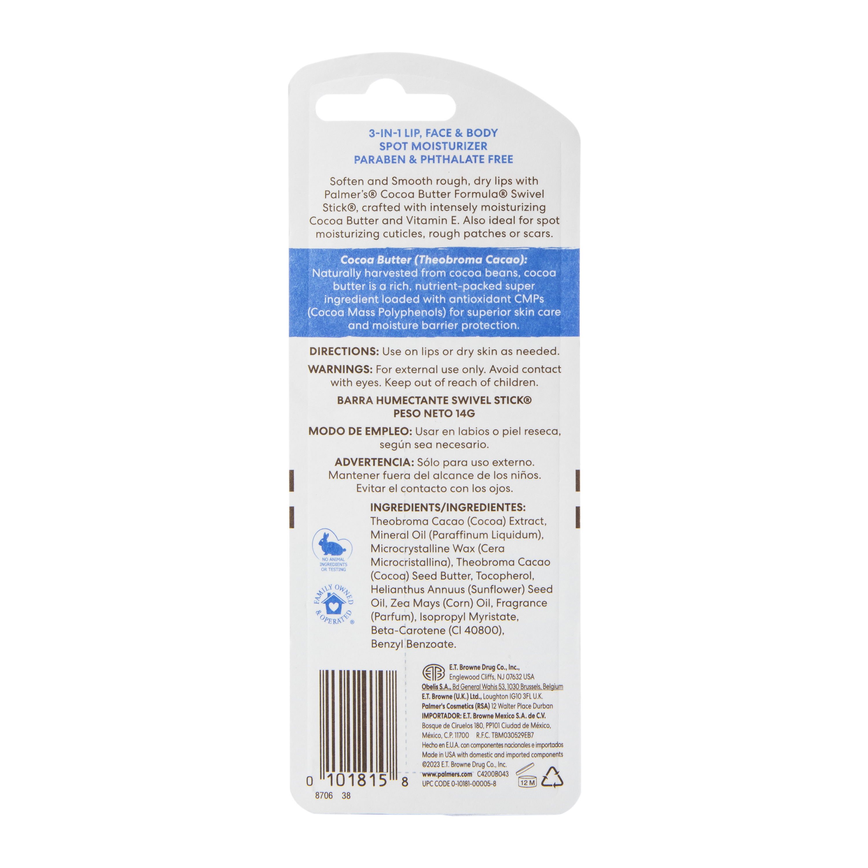 Palmer's® Cocoa Butter Formula® Swivel Stick® Lip Balm 0.5oz