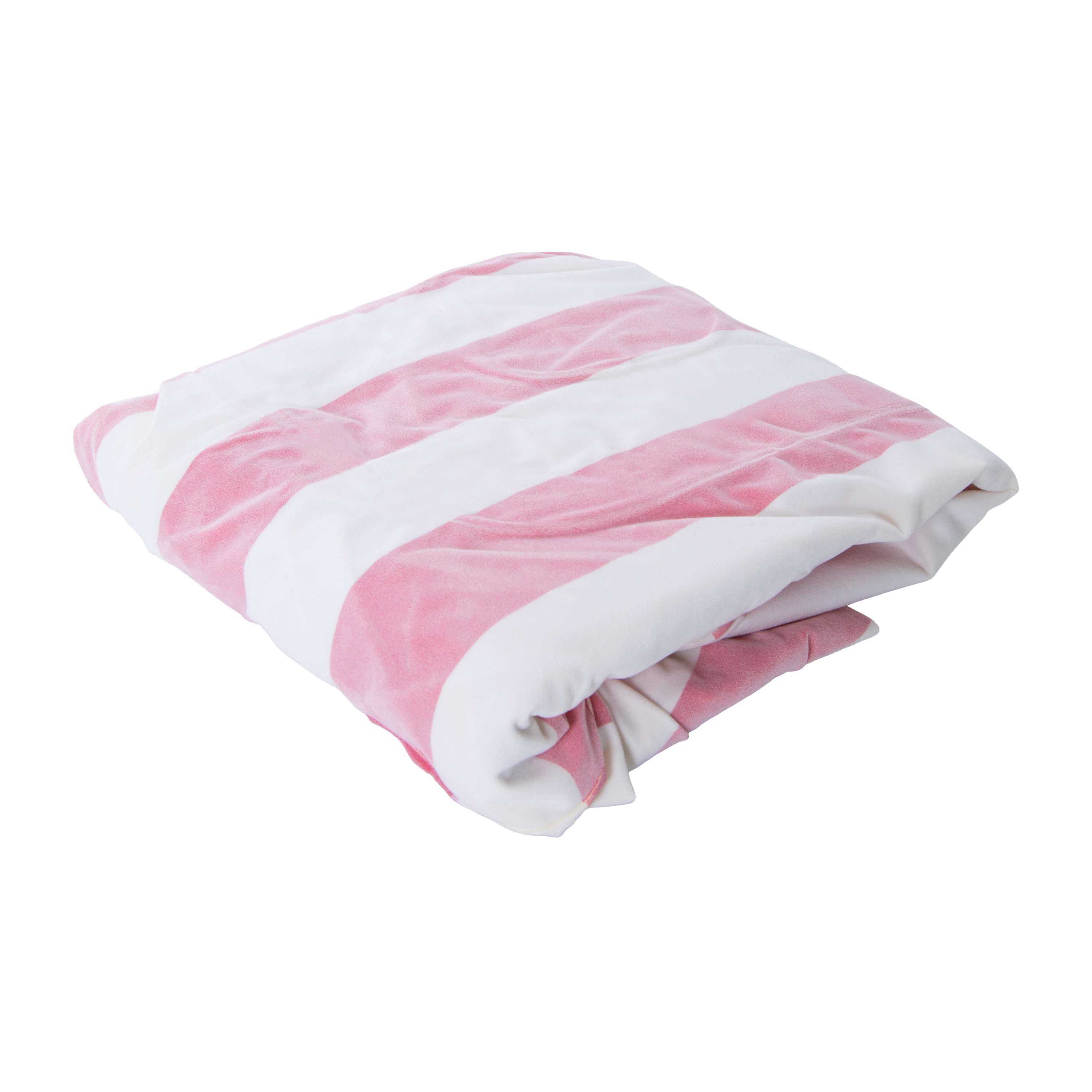 Striped Inflatable Outdoor Pouf 16in x