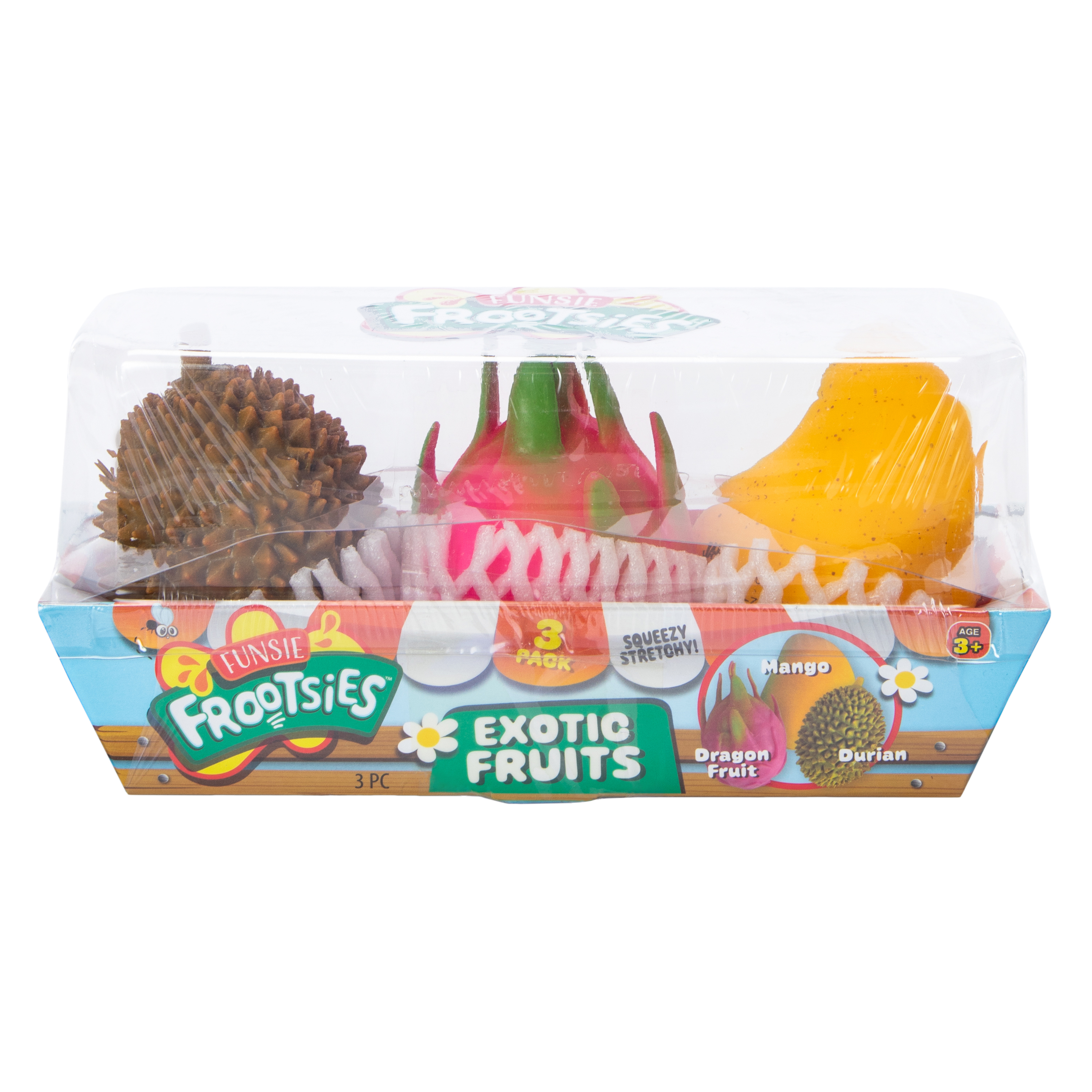 EURO　PET　ユーロペット　スクイーキートイ　ソフビフィギア　フルーツセット Vibrant Life Squeaky Fruit Dog Toy, Assorted Designs including