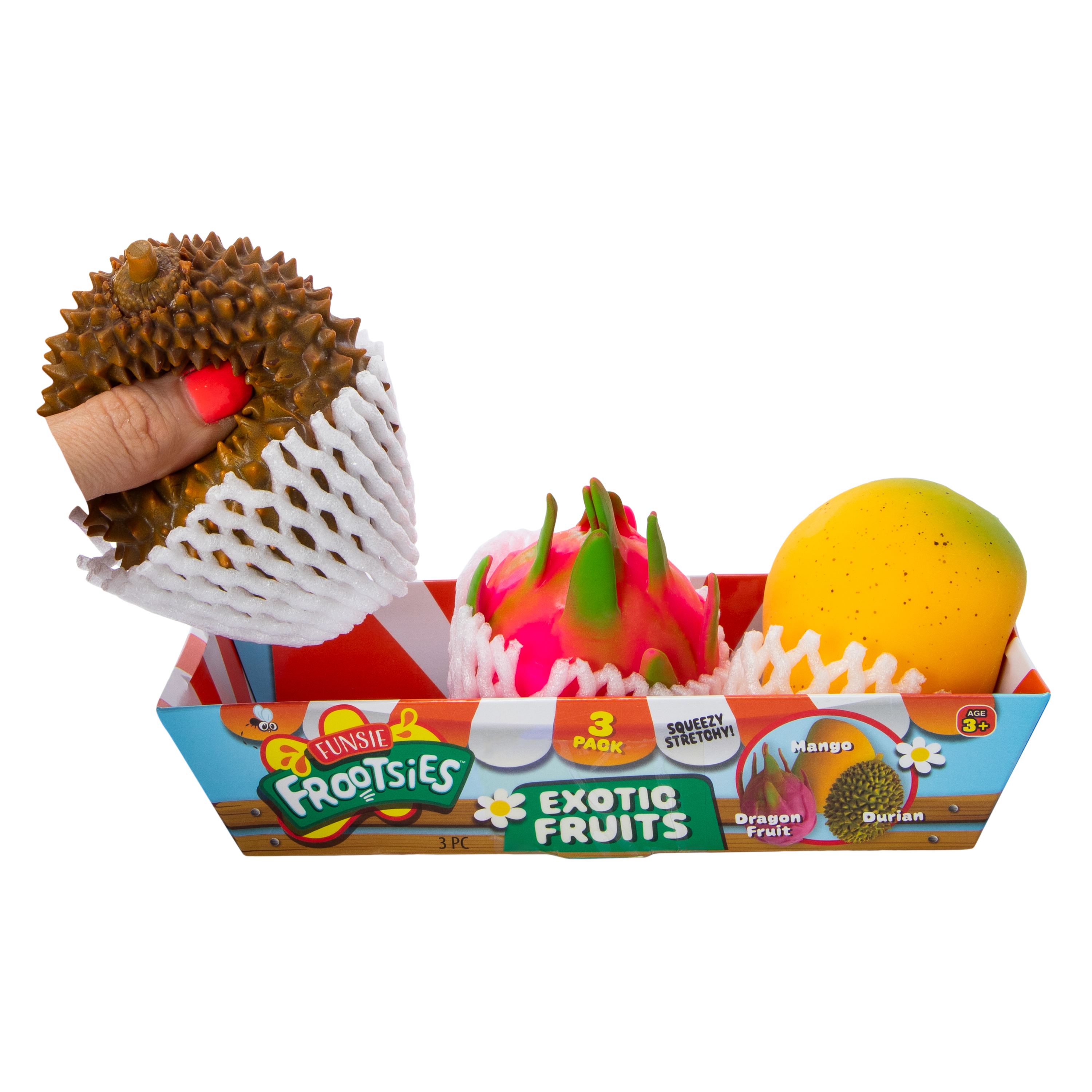 EURO　PET　ユーロペット　スクイーキートイ　ソフビフィギア　フルーツセット Kidoki Fruit Squishy | Kikkerland – Outer Layer