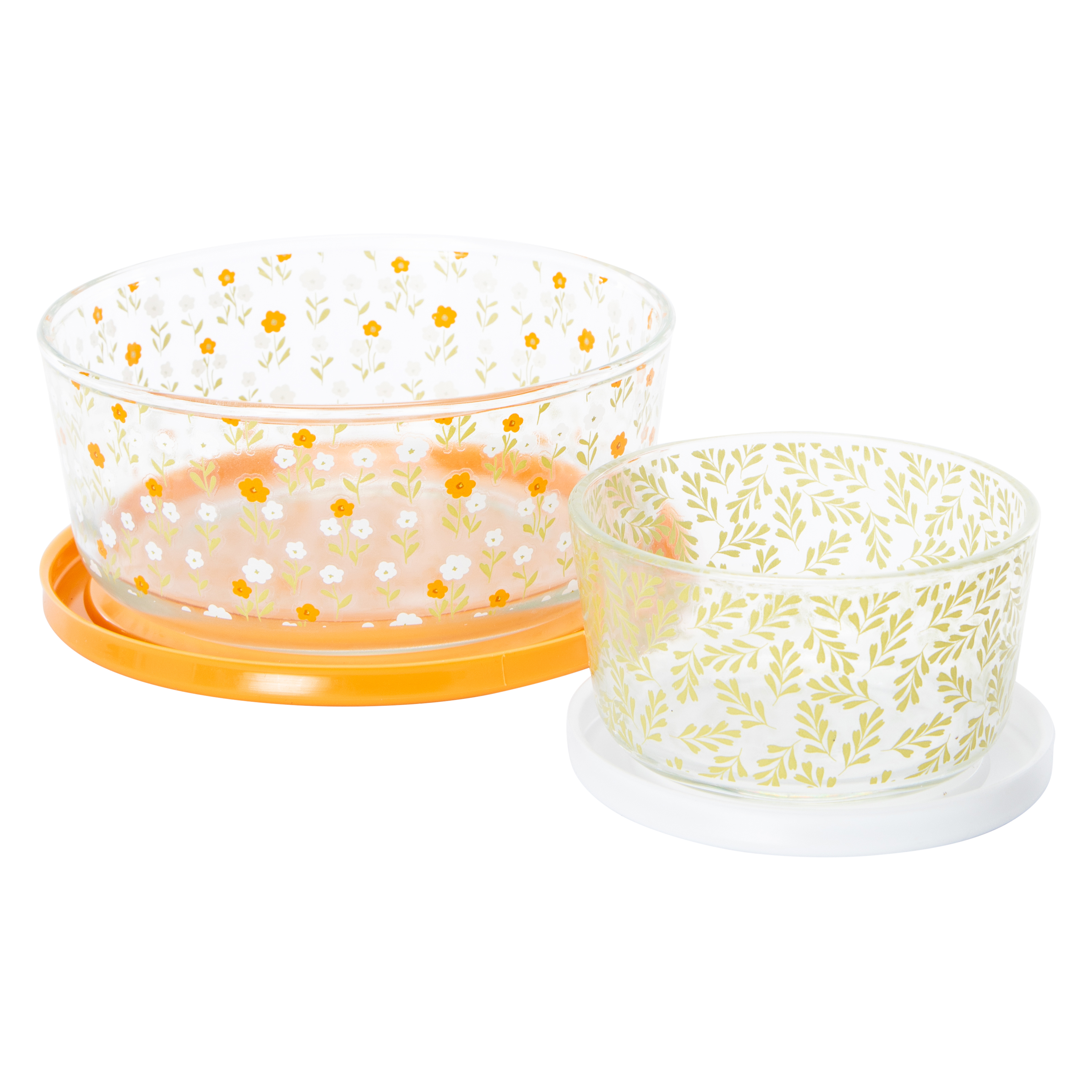 Printed Food Storage Containers Set 2-Count