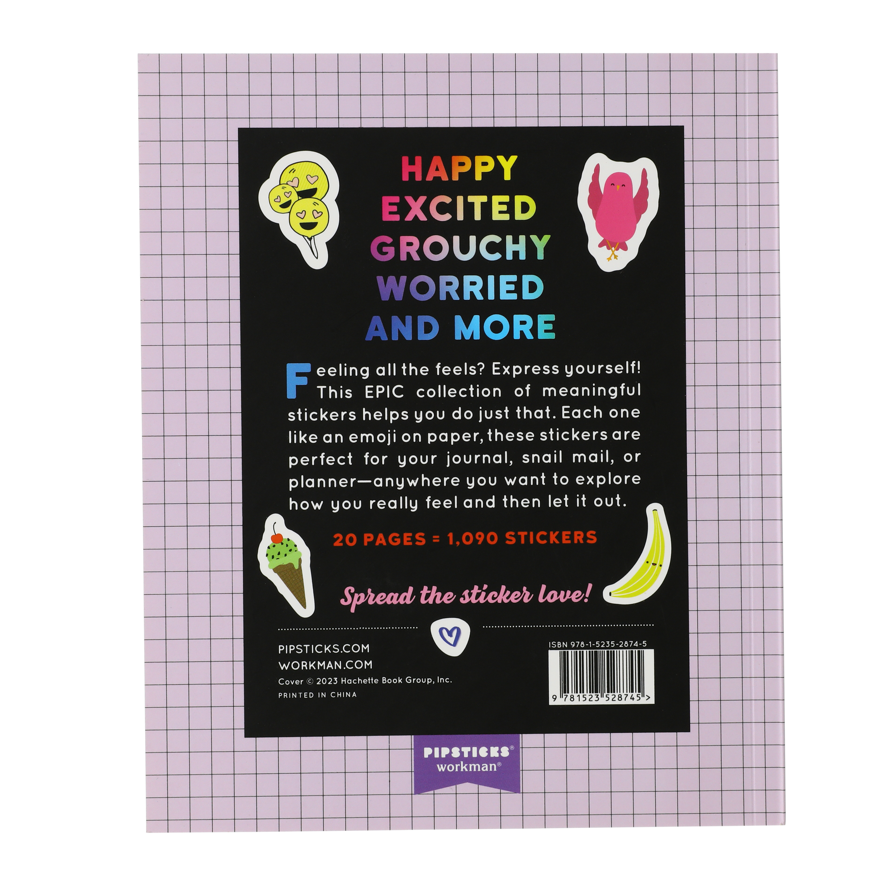 'So Many Feelings' Stickers Book 1,090-Count