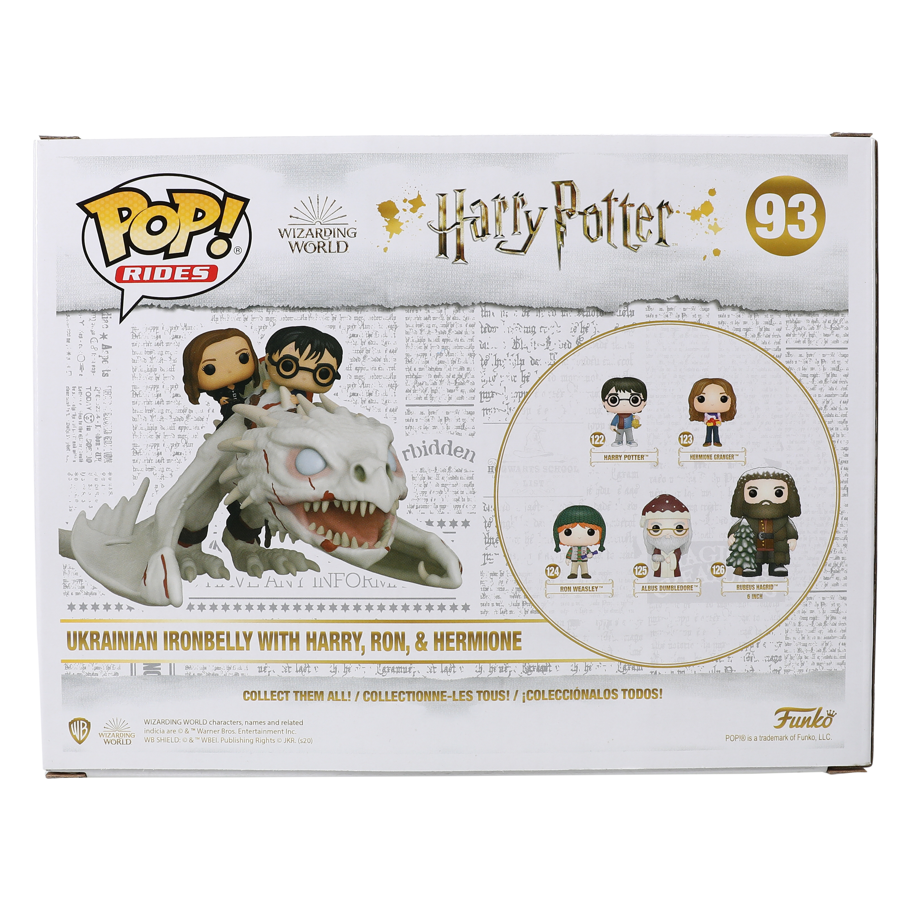 Funko Pop! Rides Harry Potter™ Ukrainian Ironbelly With Harry, Ron & Hermione