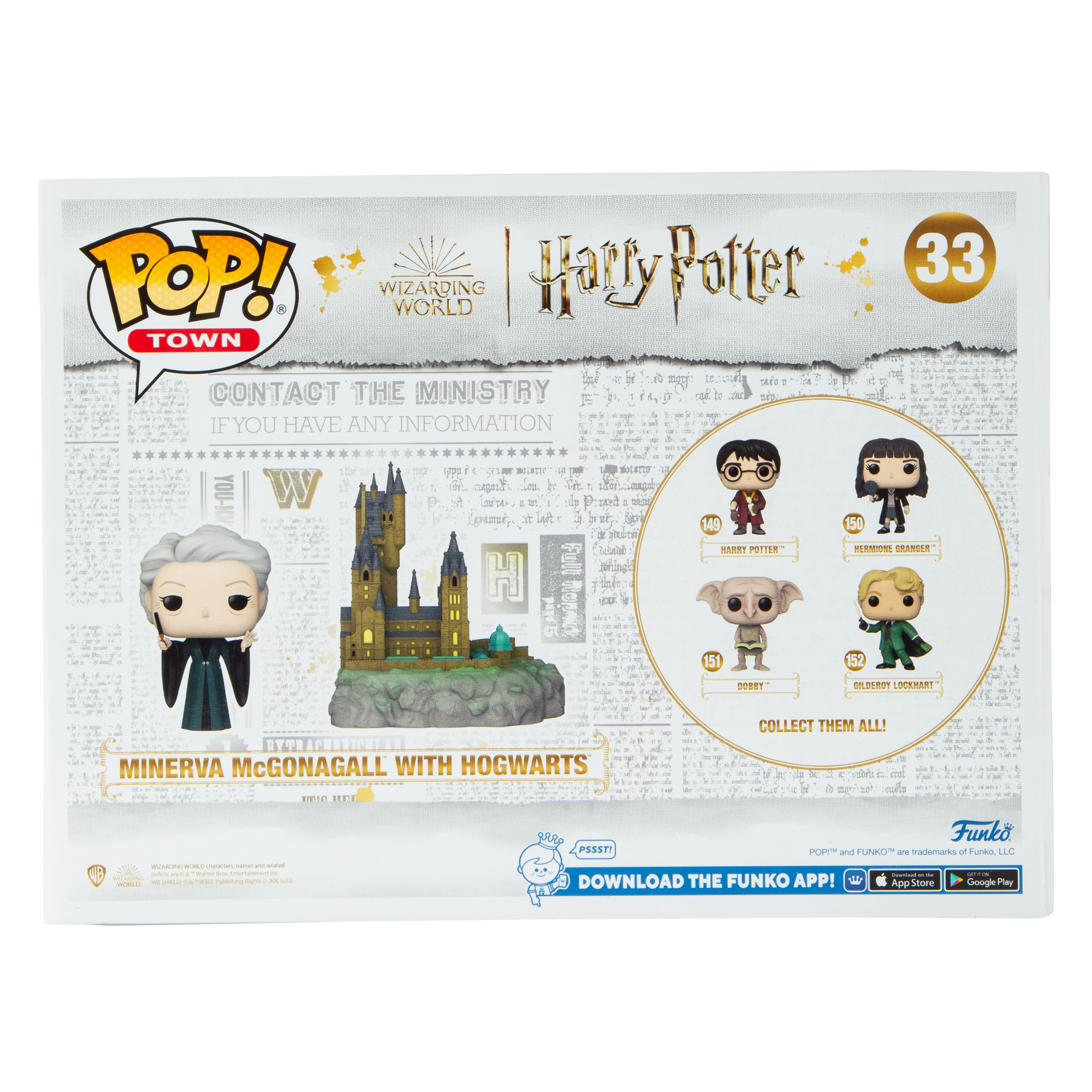 Funko Pop! Harry Potter™ Minerva McGonagall™ With Hogwarts™ Vinyl Figure