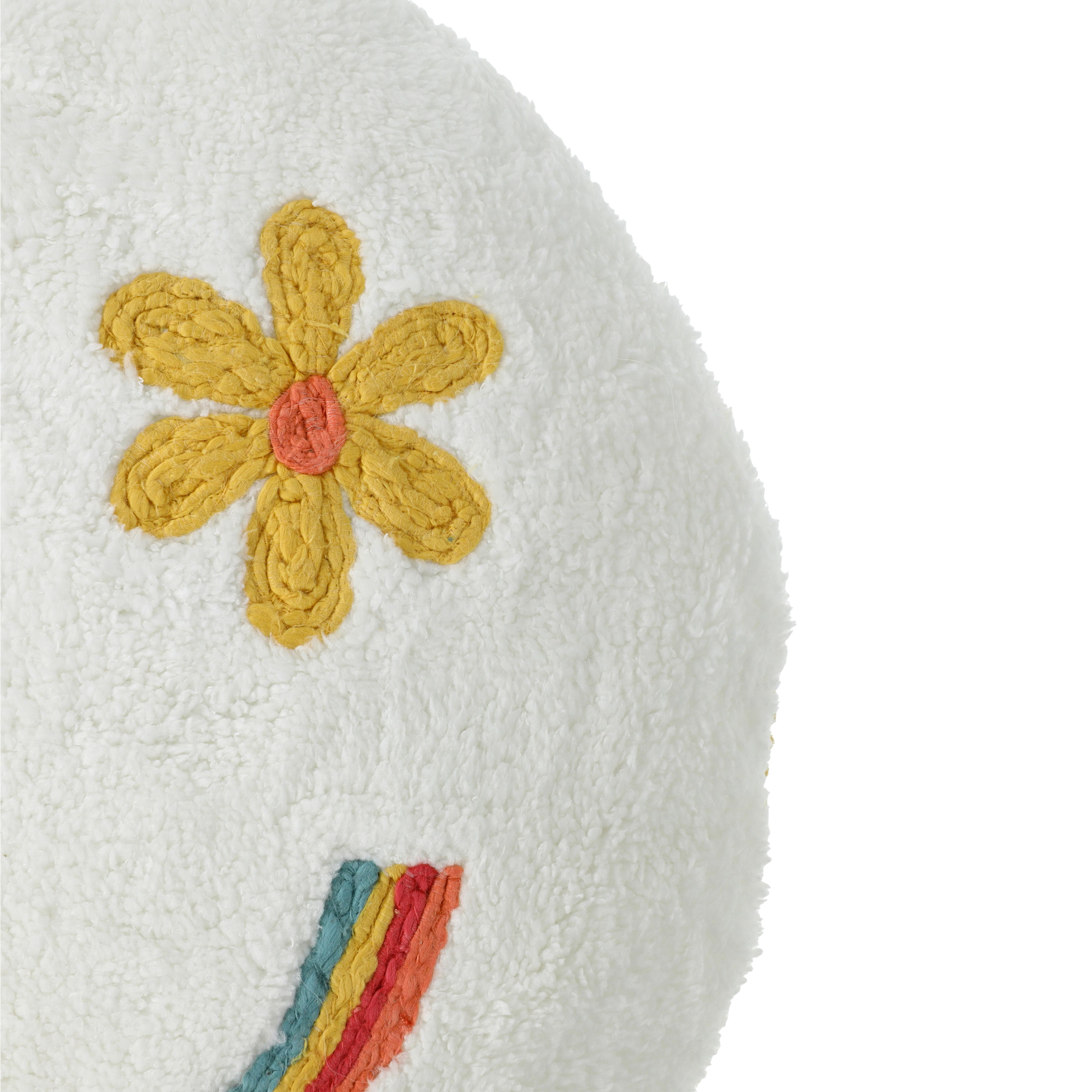 Happy Face Throw Pillow 15in