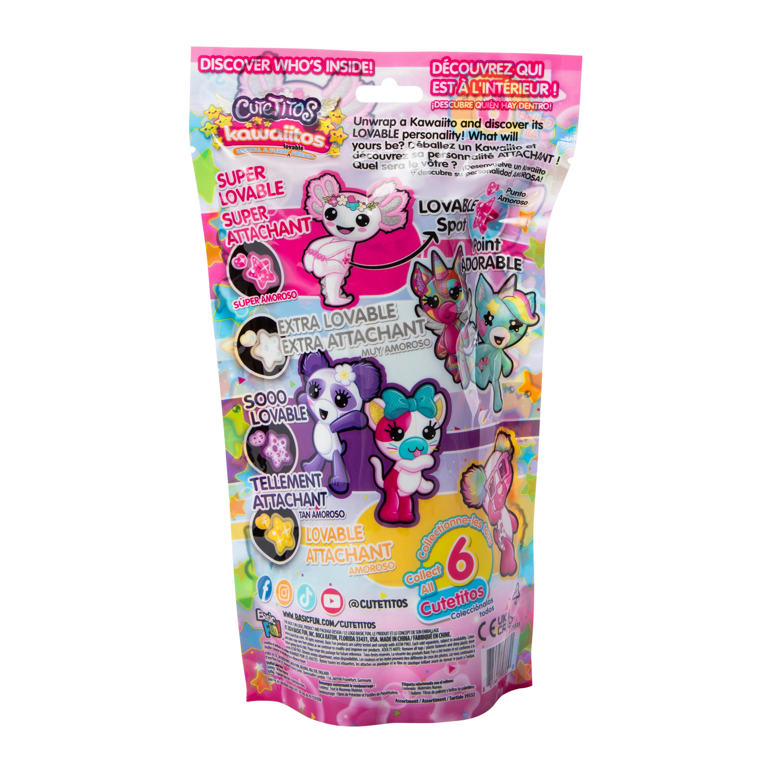 Cutetitos® Kawaiitos™ Plush Toy Blind Bag