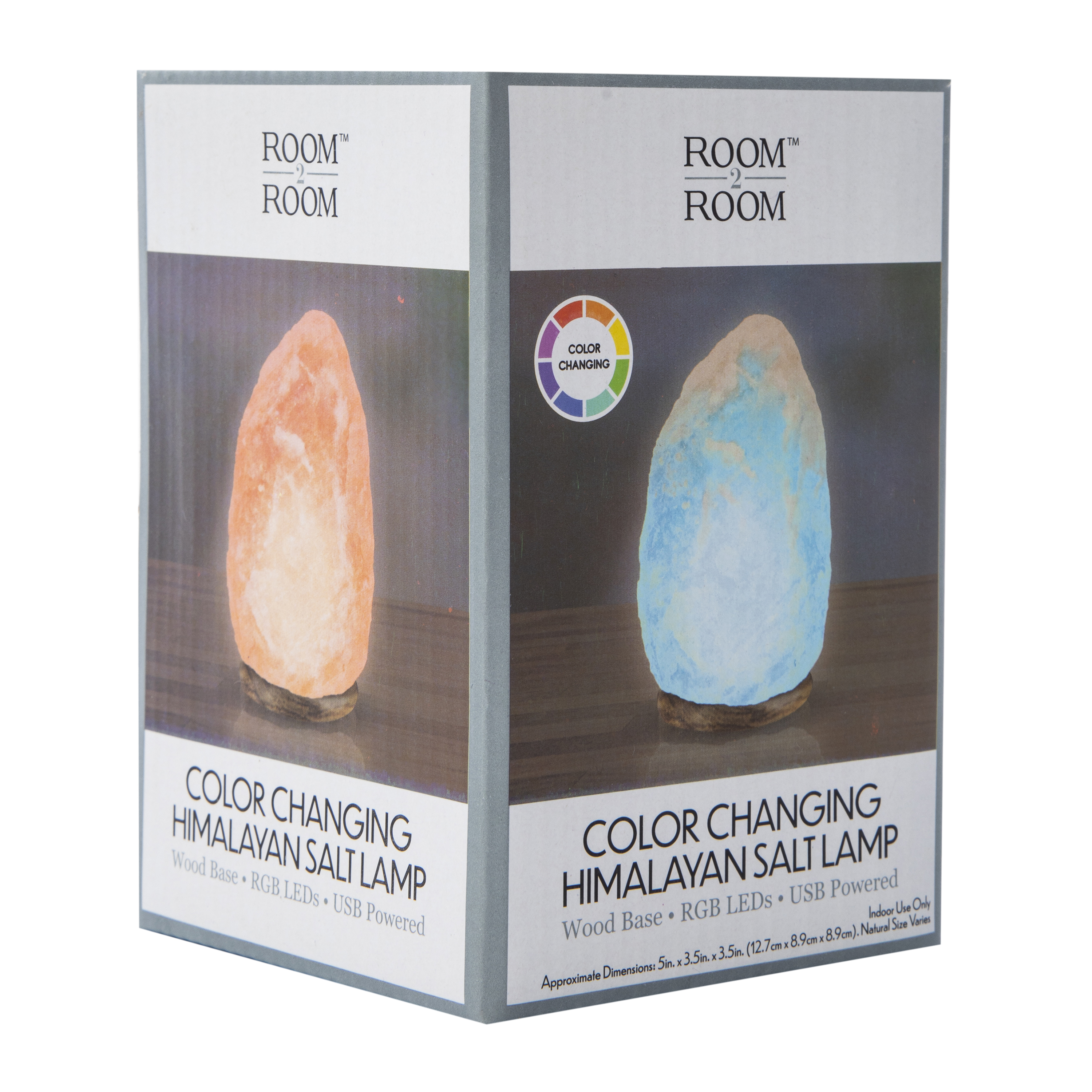 Color Changing Himalayan Salt Lamp 3.5in x 5in