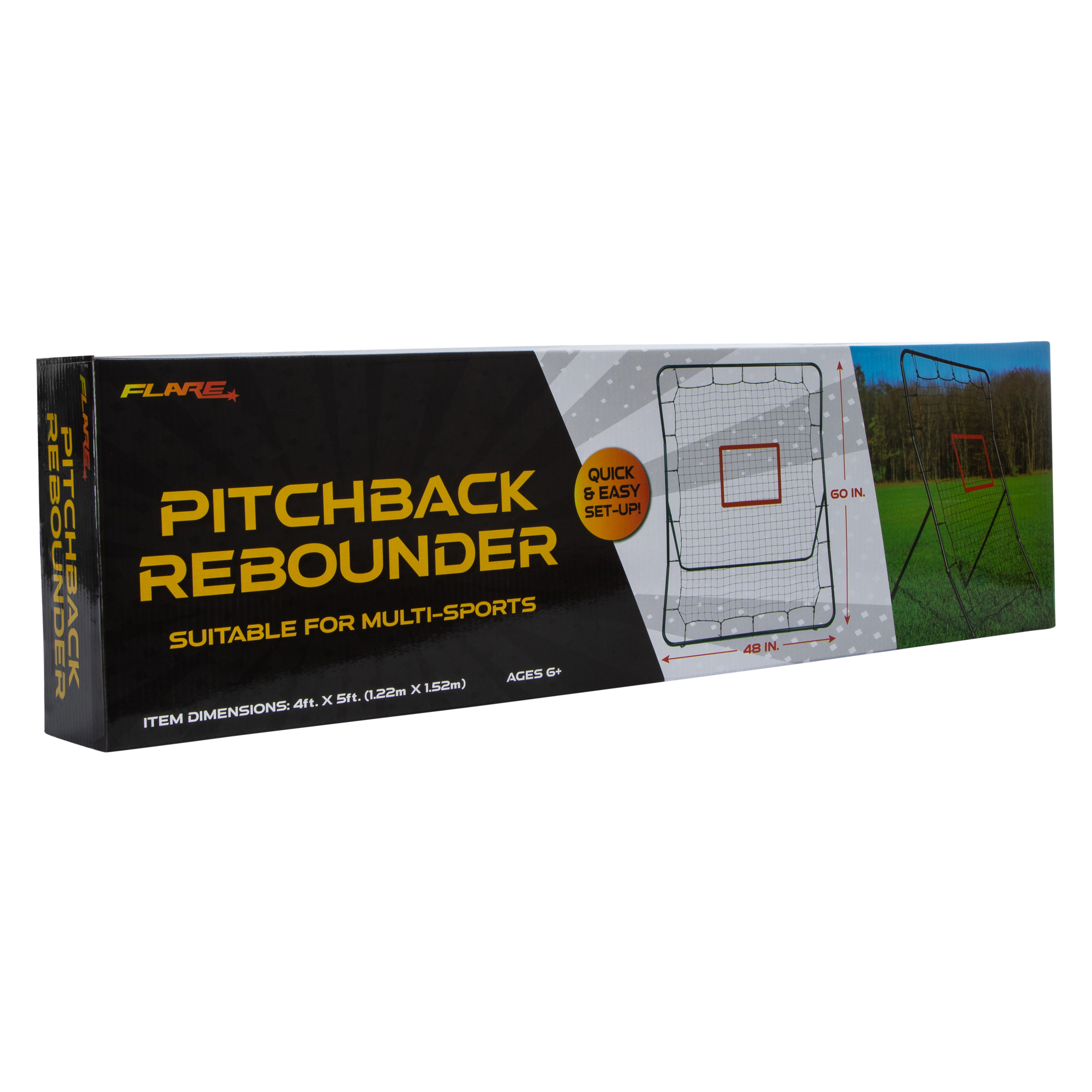Flare Pitchback Rebounder 4ft x 5ft