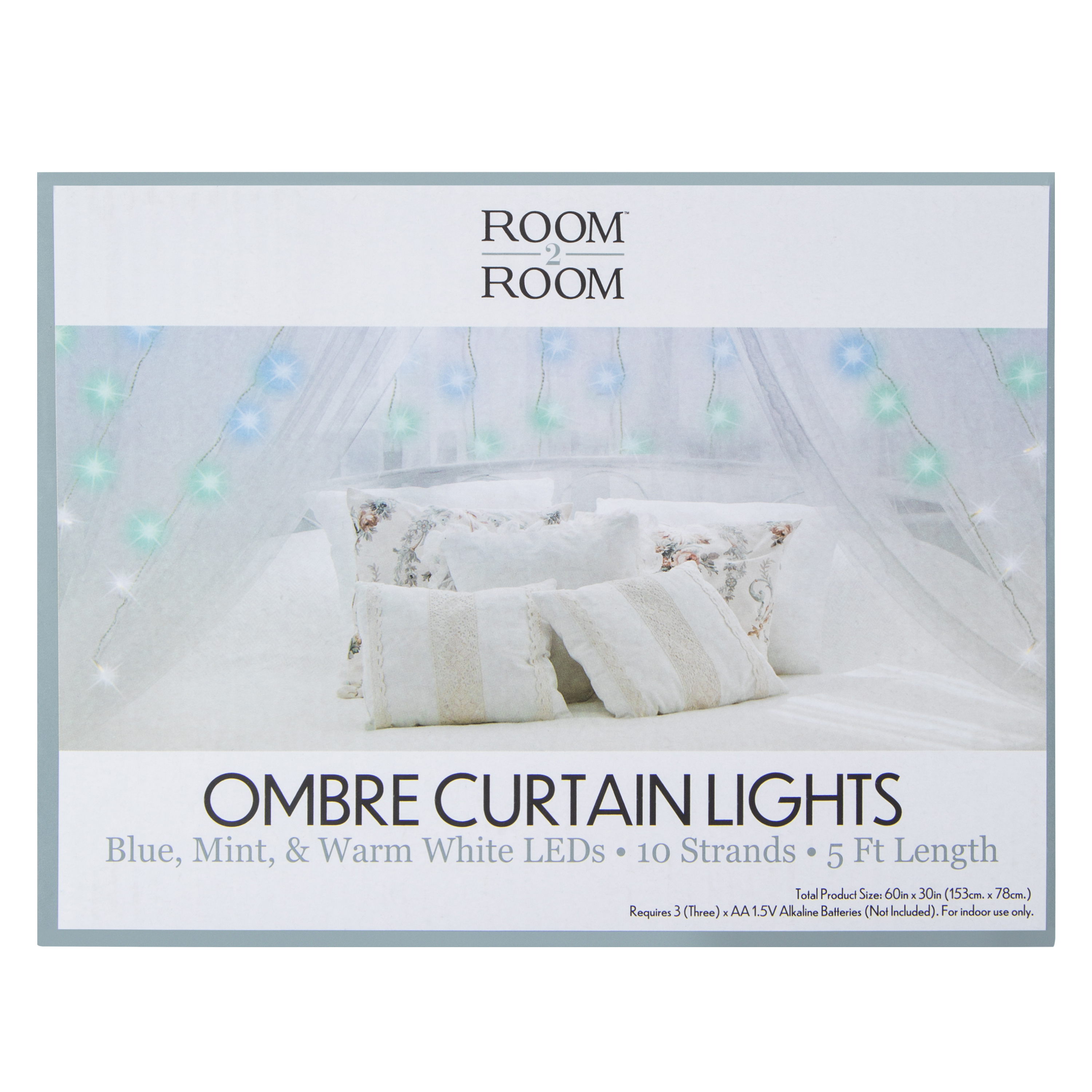 Ombre Curtain Lights 5ft
