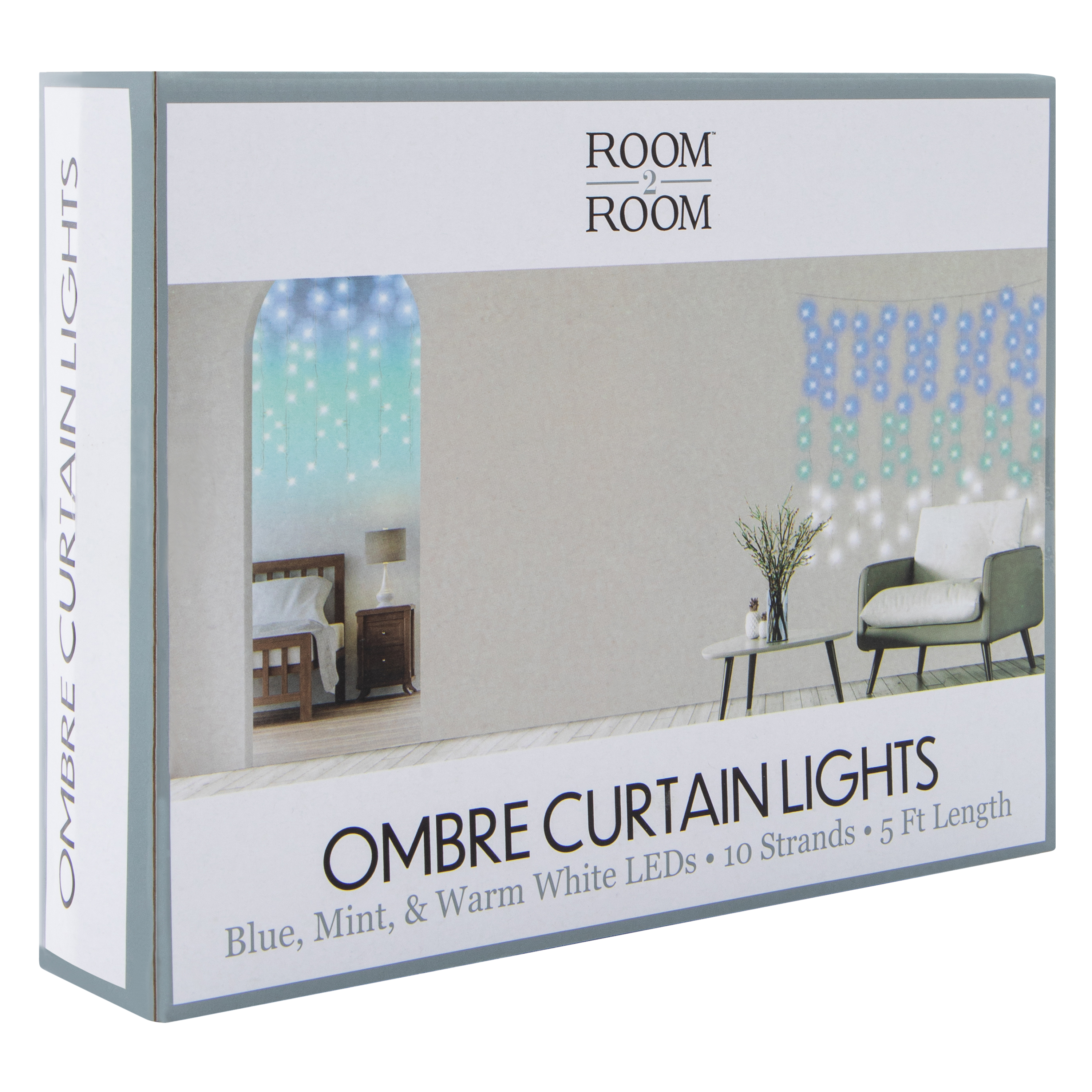 Ombre Curtain Lights 5ft