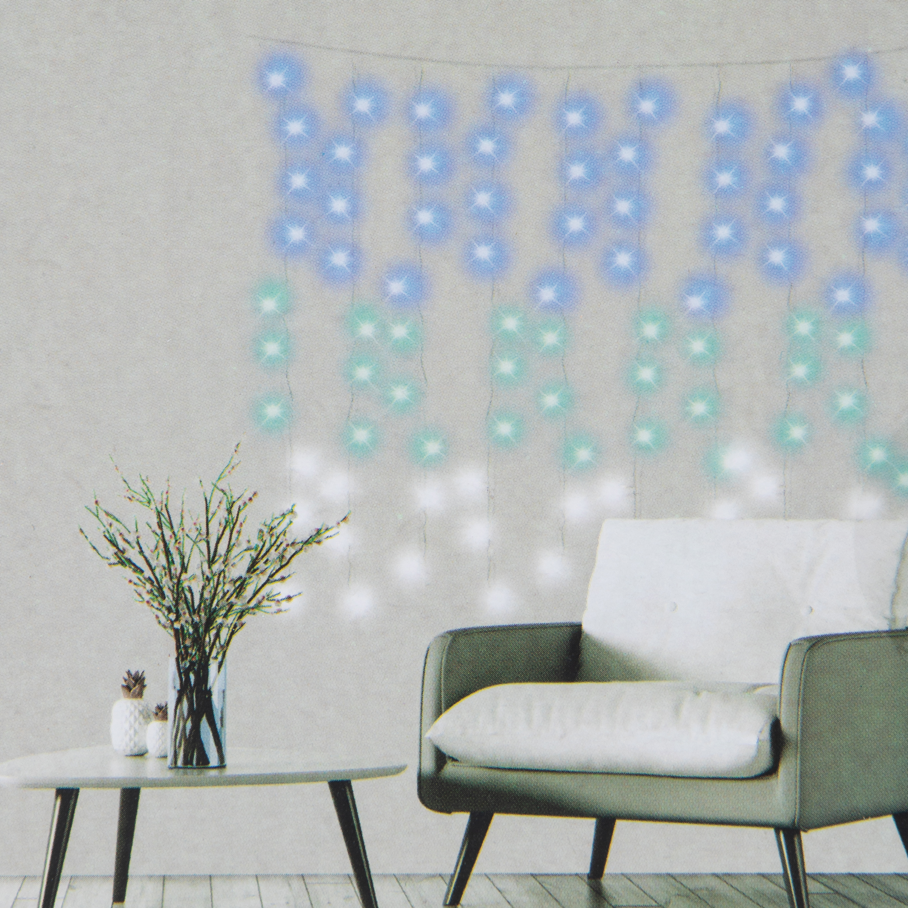 Ombre Curtain Lights 5ft