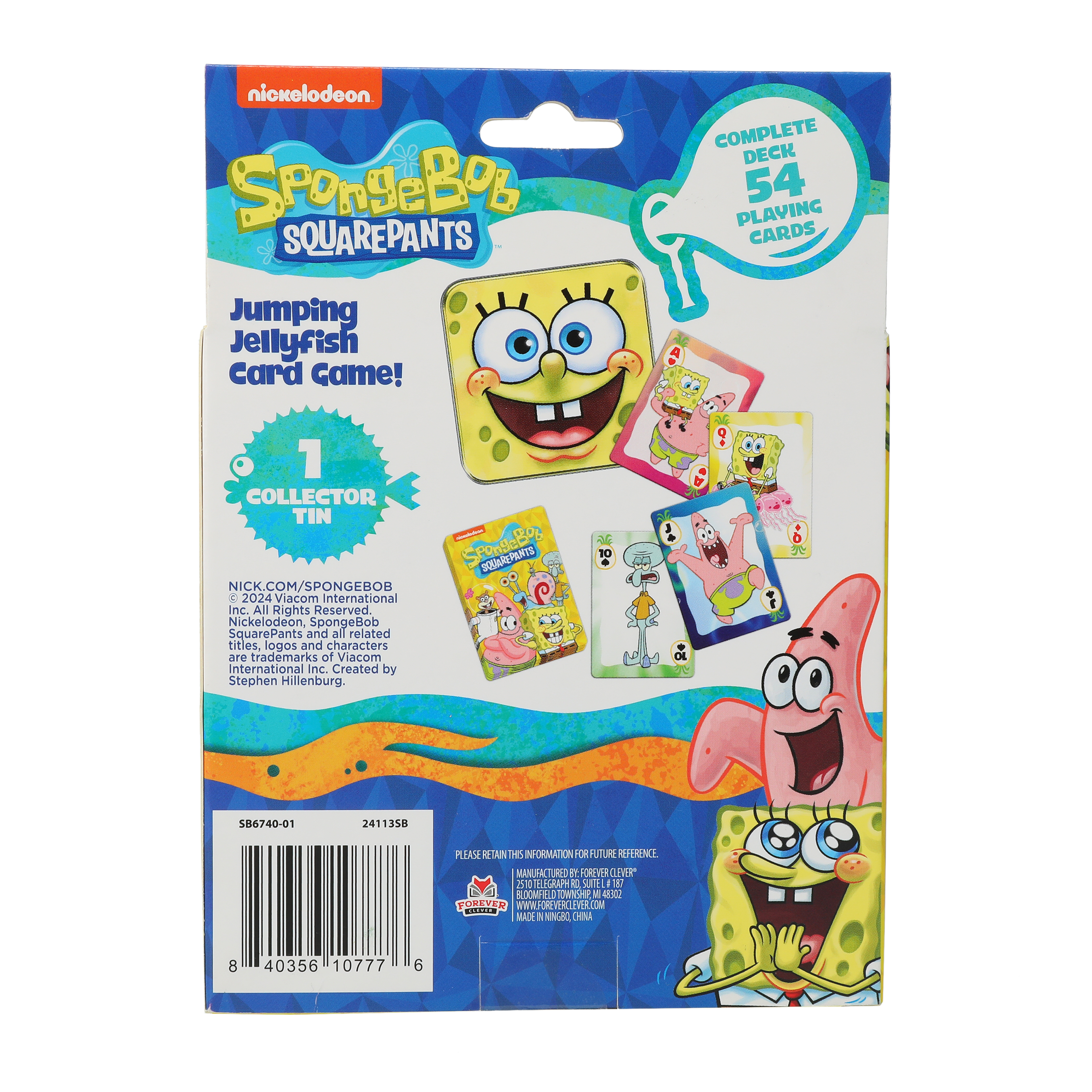 SpongeBob SquarePants™ Jumping Jellyfish Card Game 54-Count
