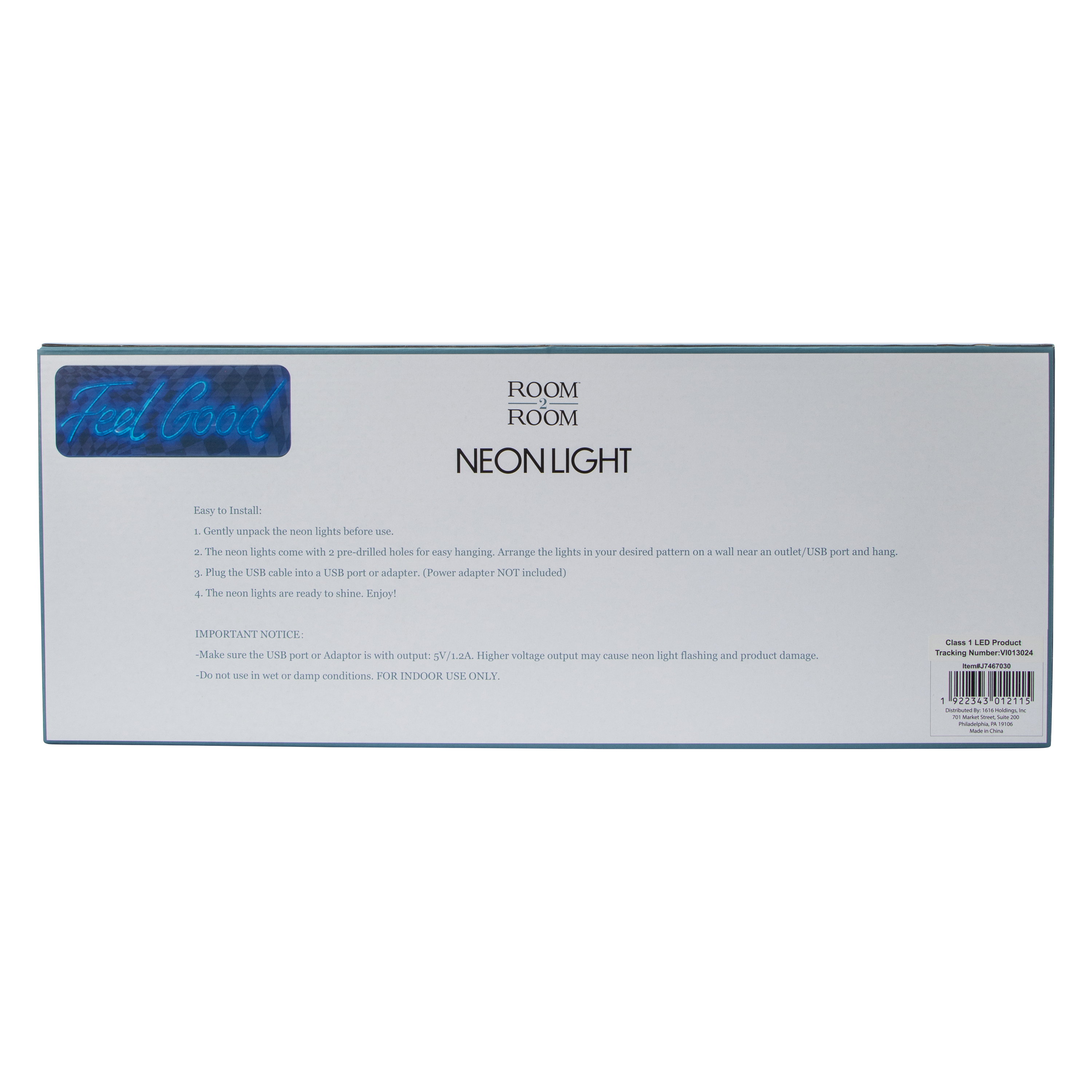 'Feel Good' Neon Light 23.6in x 8.98in