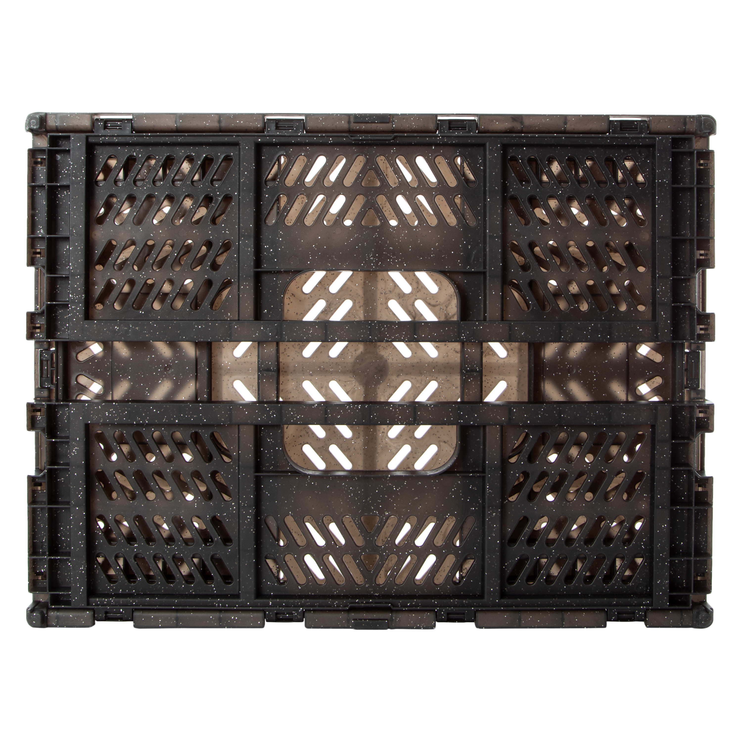 Large Collapsible Glitter Crate 15.75in x 11.8in