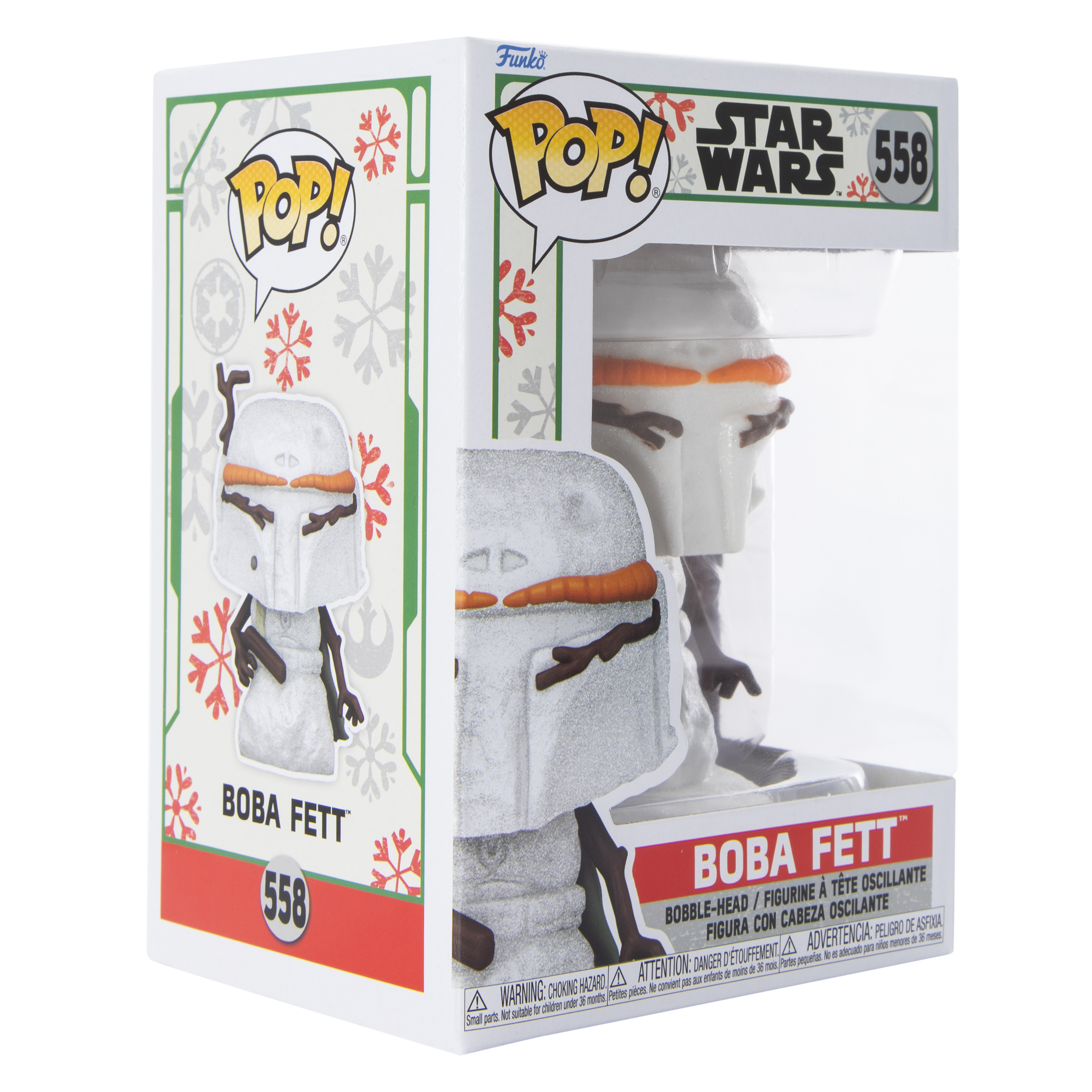 Funko Pop! Star Wars Boba Fett Holiday Bobble-Head Figure