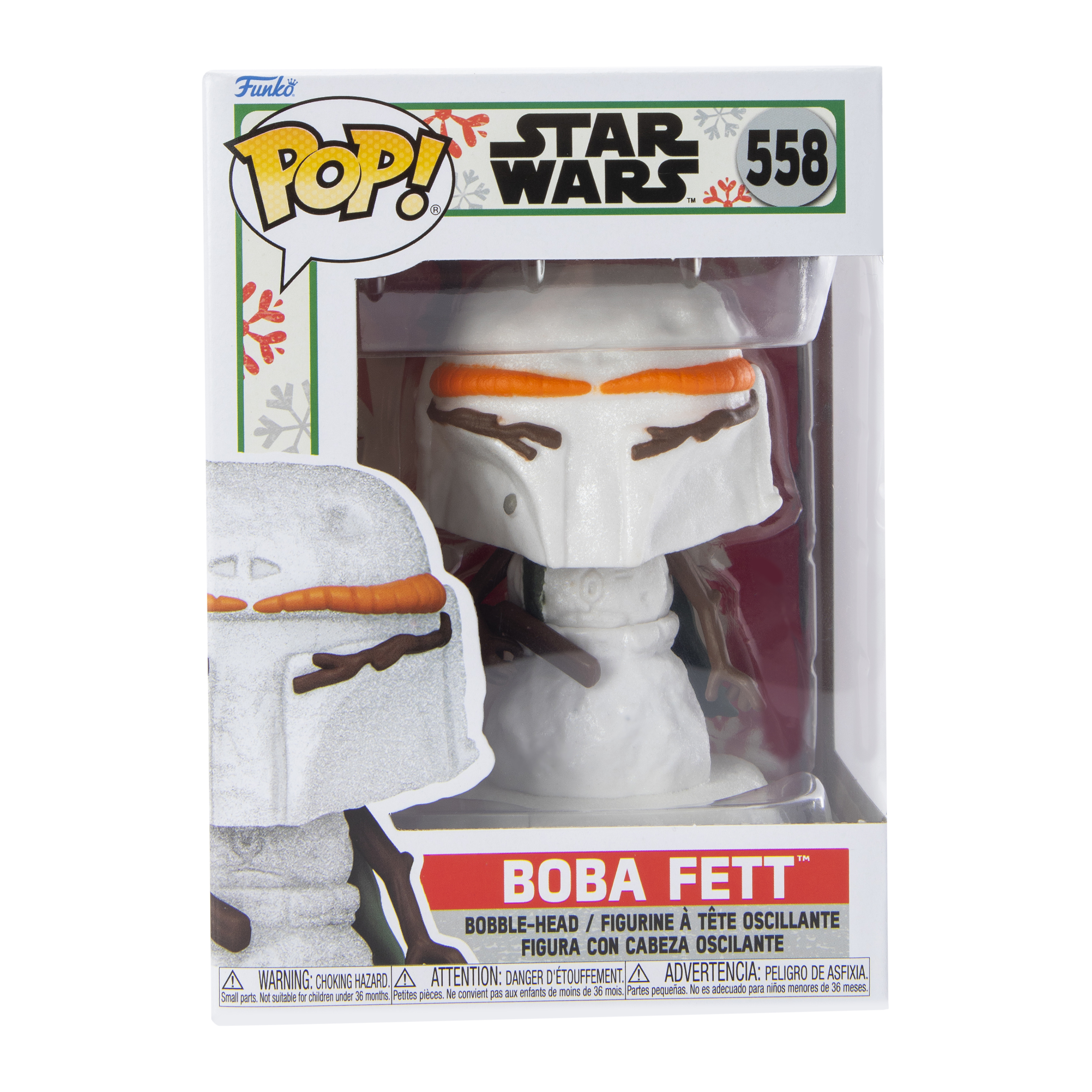 Funko Pop! Star Wars Boba Fett Holiday Bobble-Head Figure