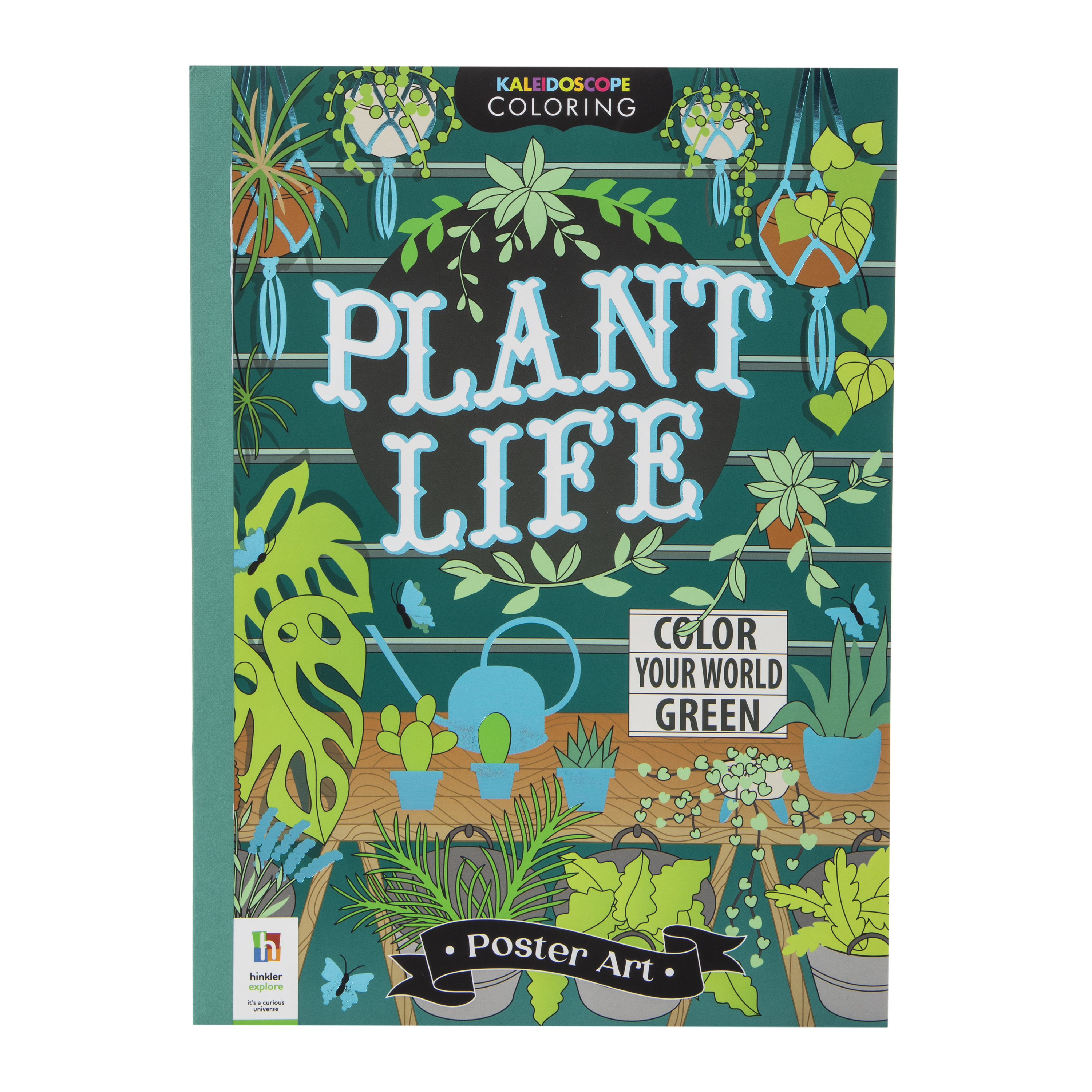 Poster Art Kaleidoscope Coloring Book - Plant Life