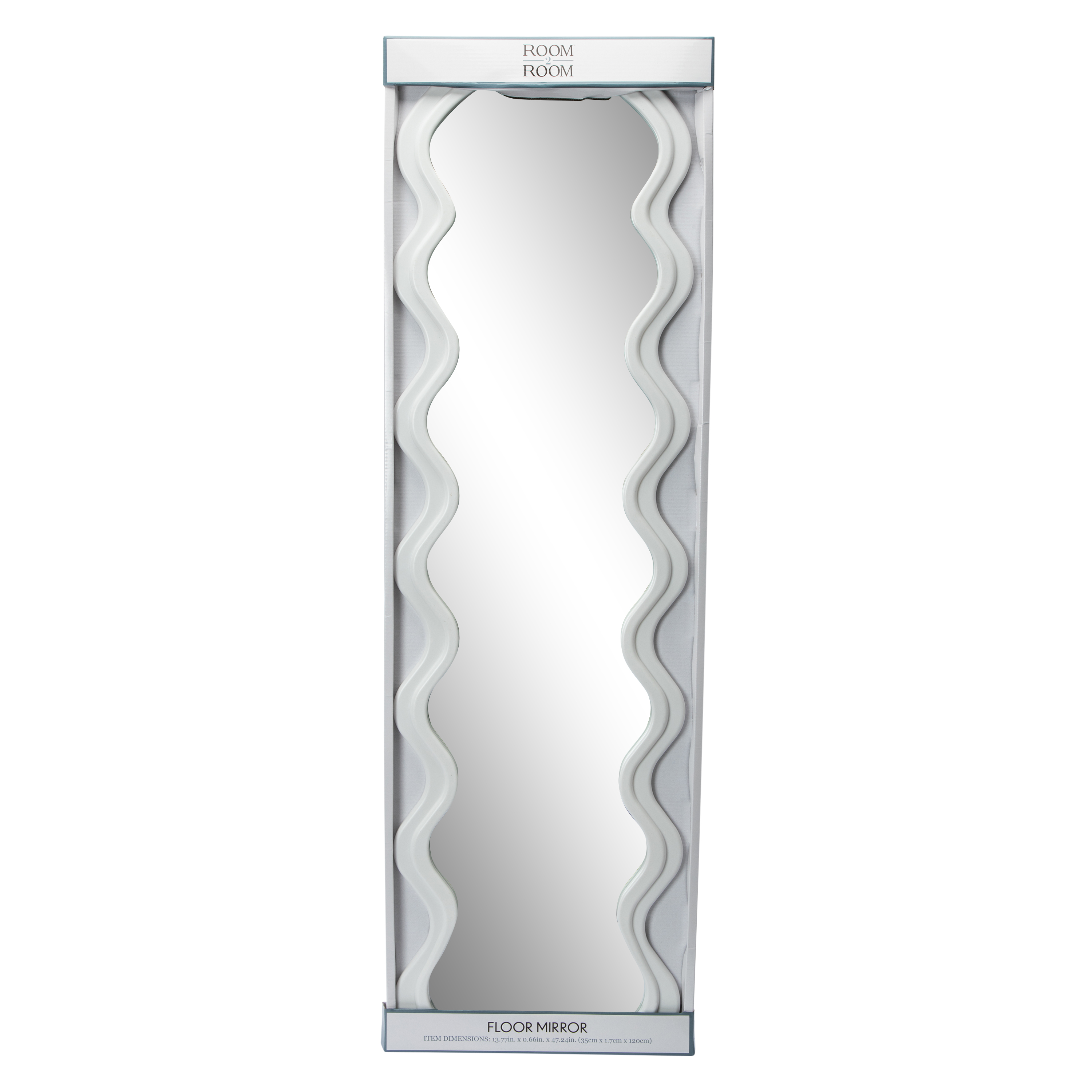 Wavy Floor Mirror 47.24in
