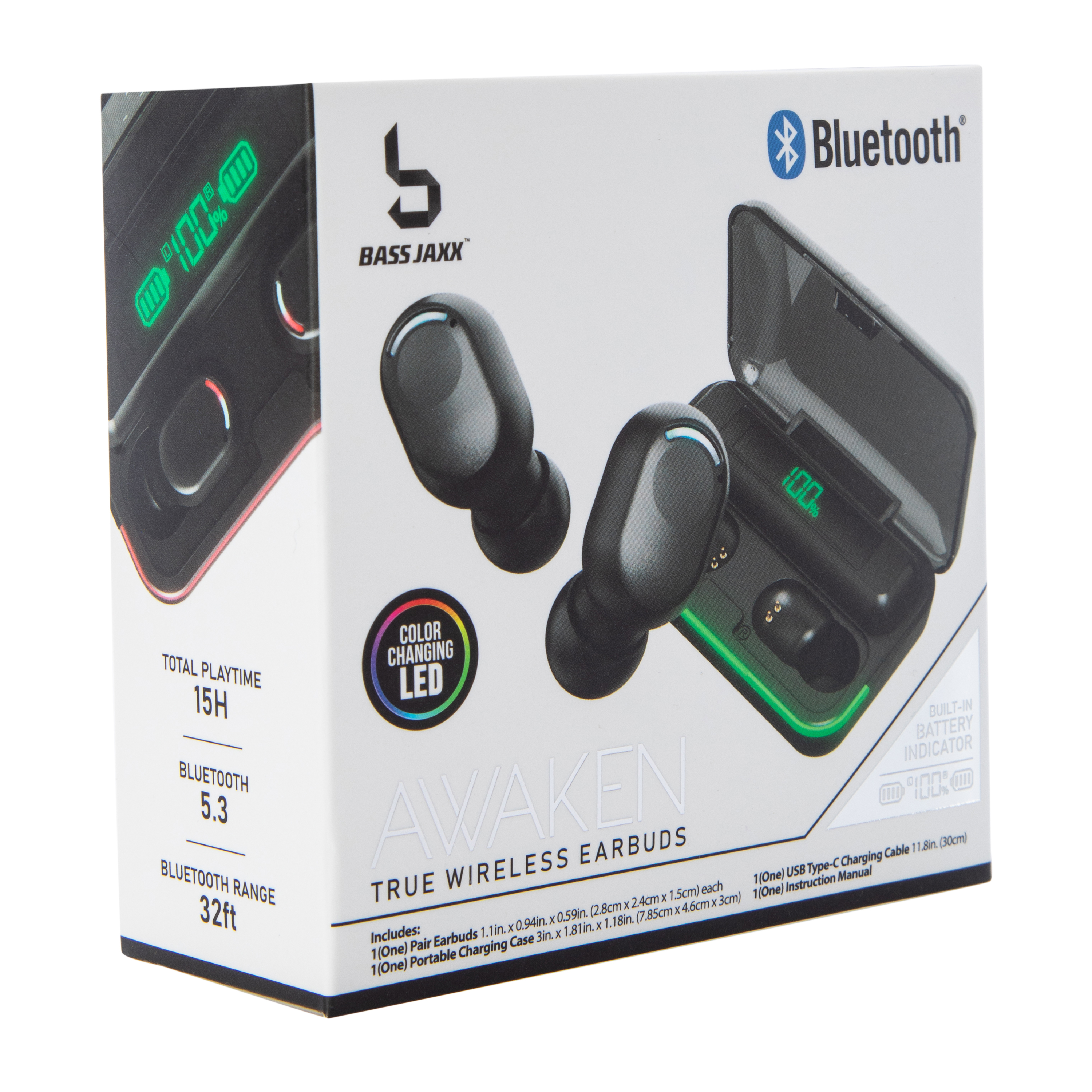 Awaken True Wireless Earbuds With Mic