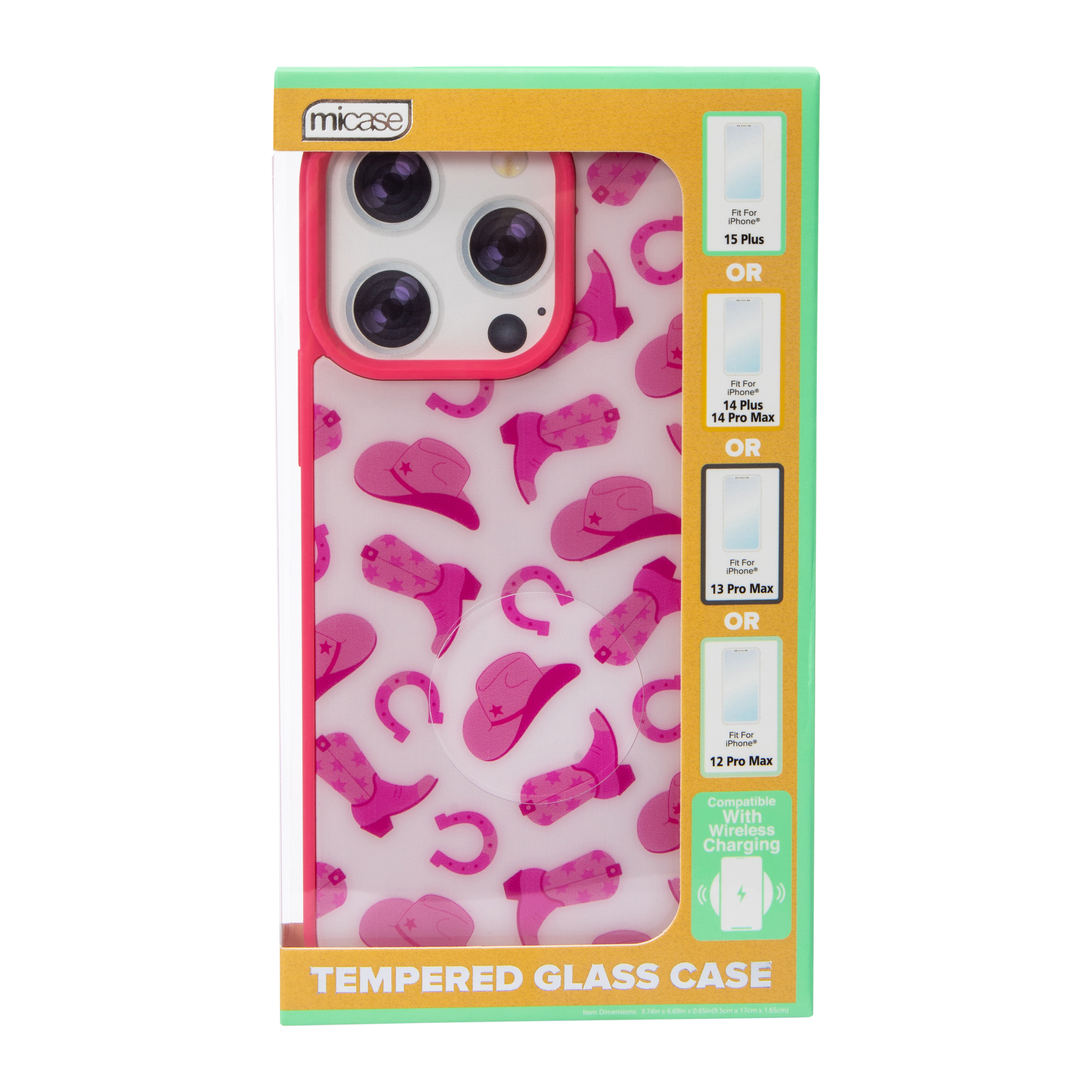 Protector Micase Cristal Templado pa iPhone 15 Plus y otros modelos 5