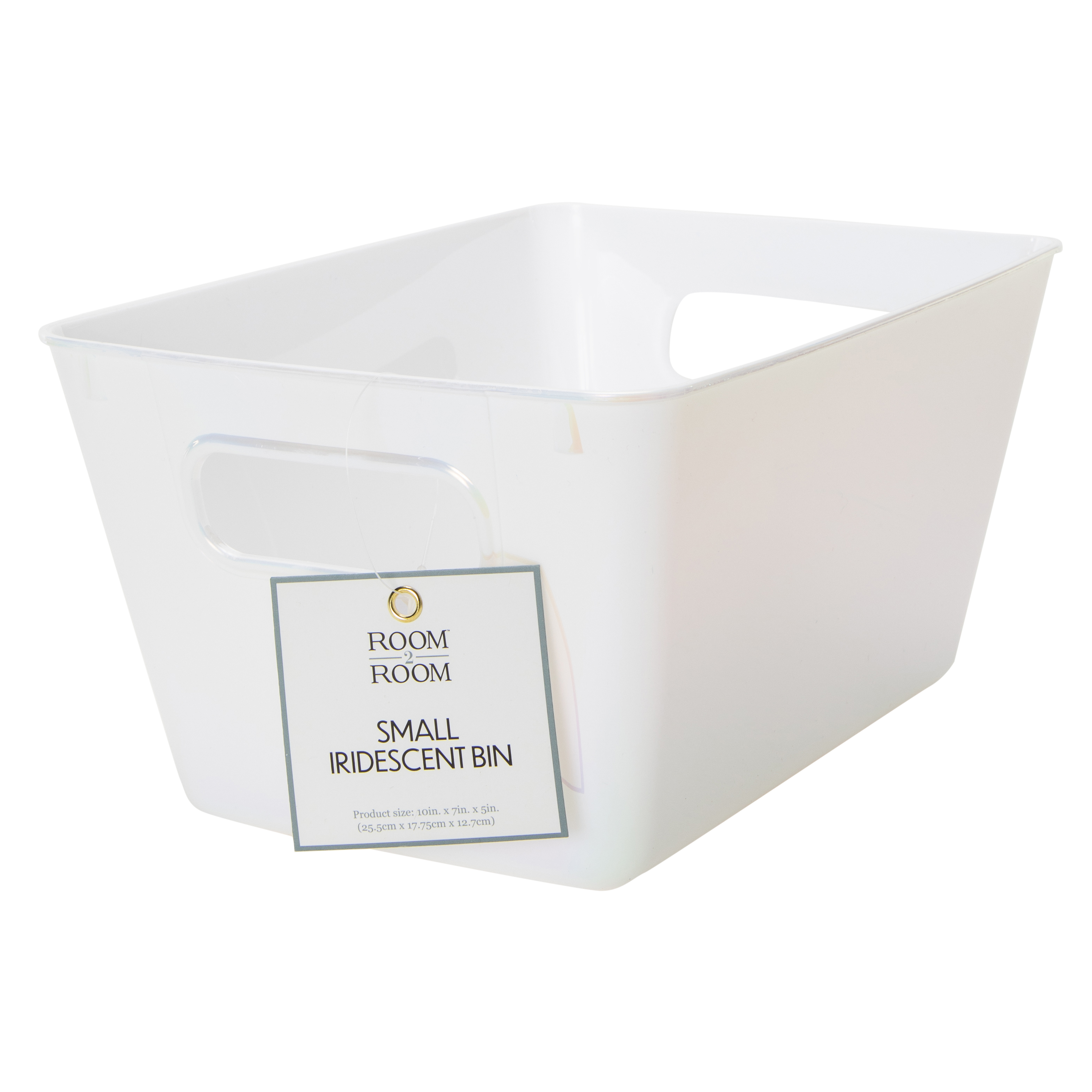 Small Iridescent Bin 10in x 6.9in