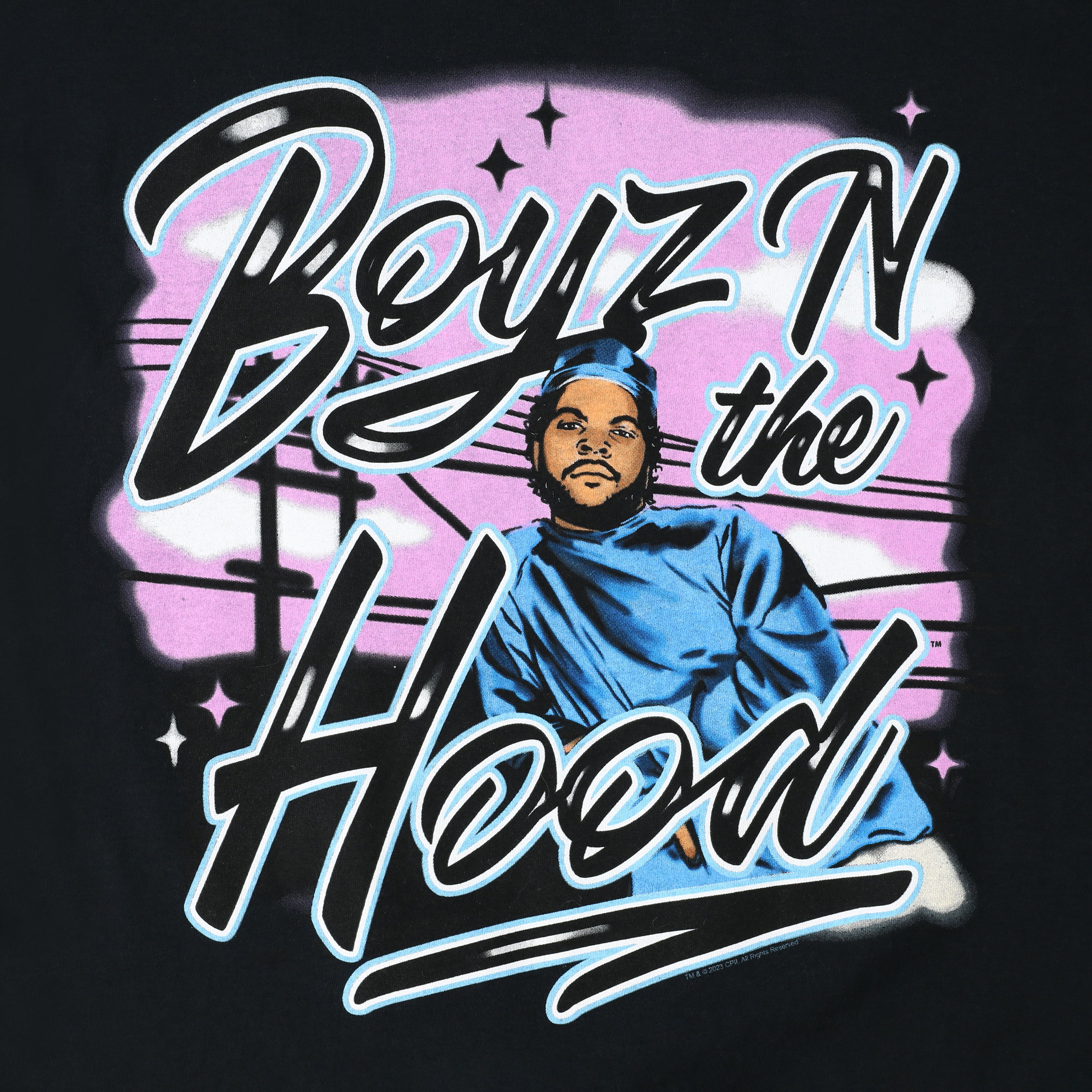 'Boyz N The Hood' Spray Paint Graphic Tee