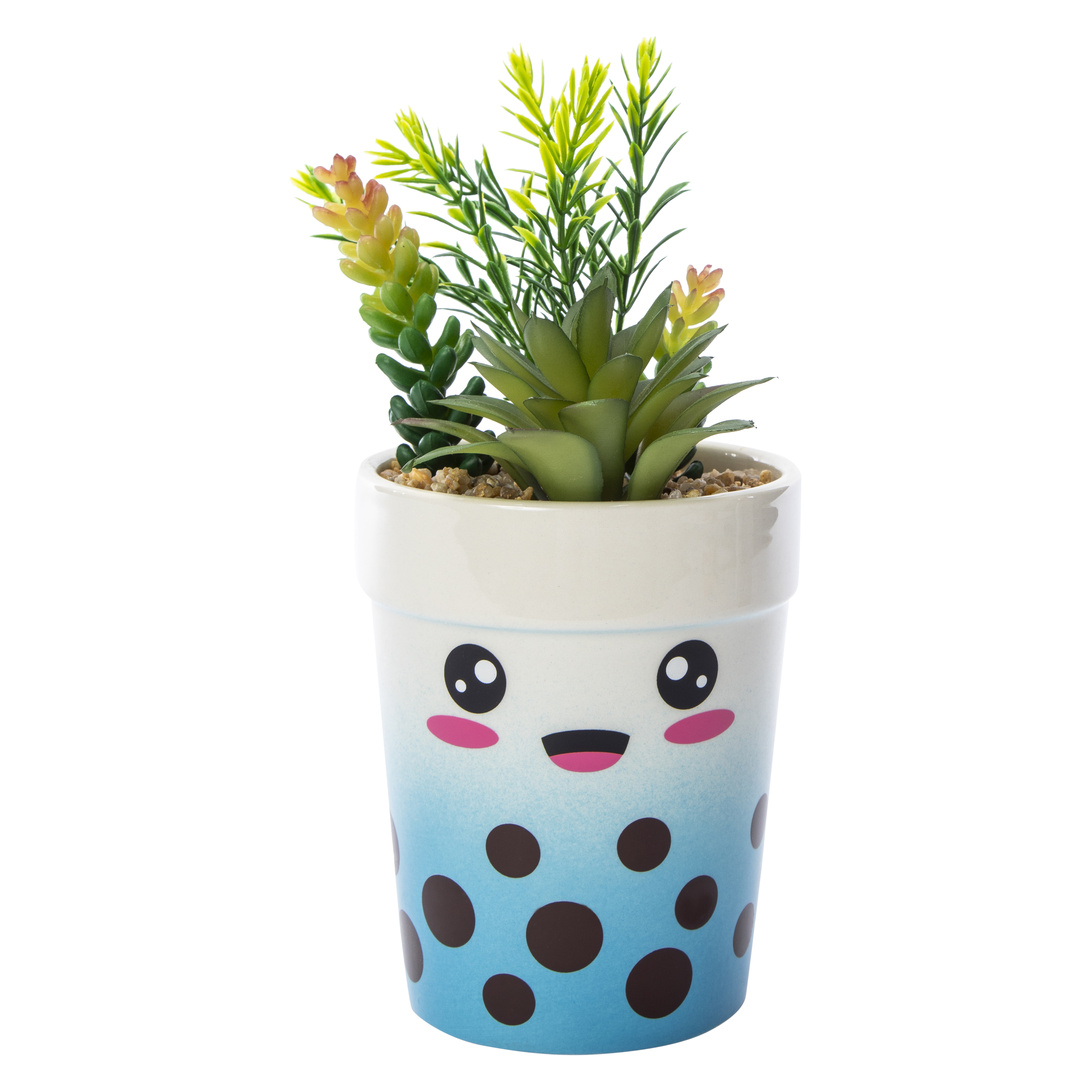 Boba Faux Plant 4in x 13in