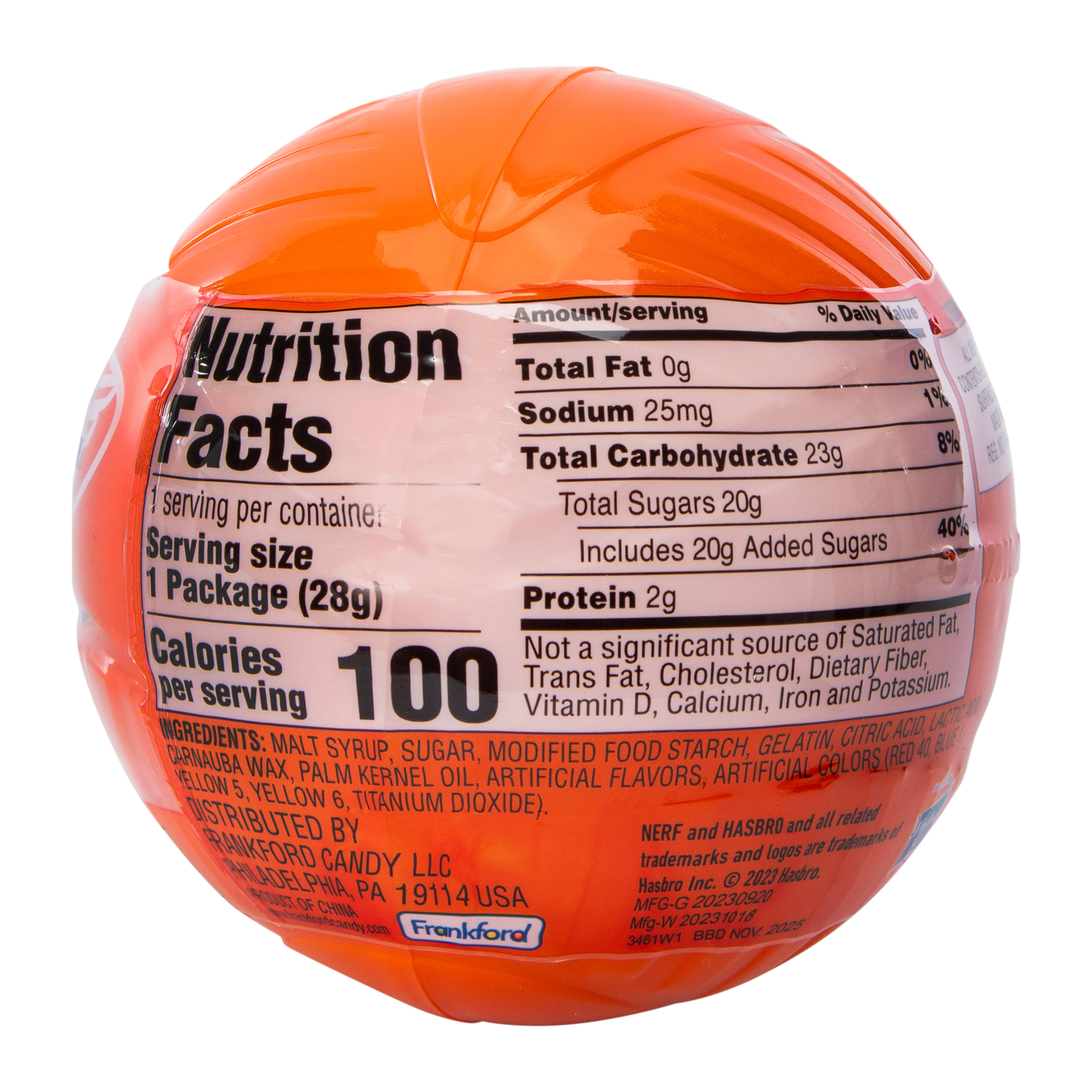 NERF® Sports Game With Gummy Candy Blind Bag