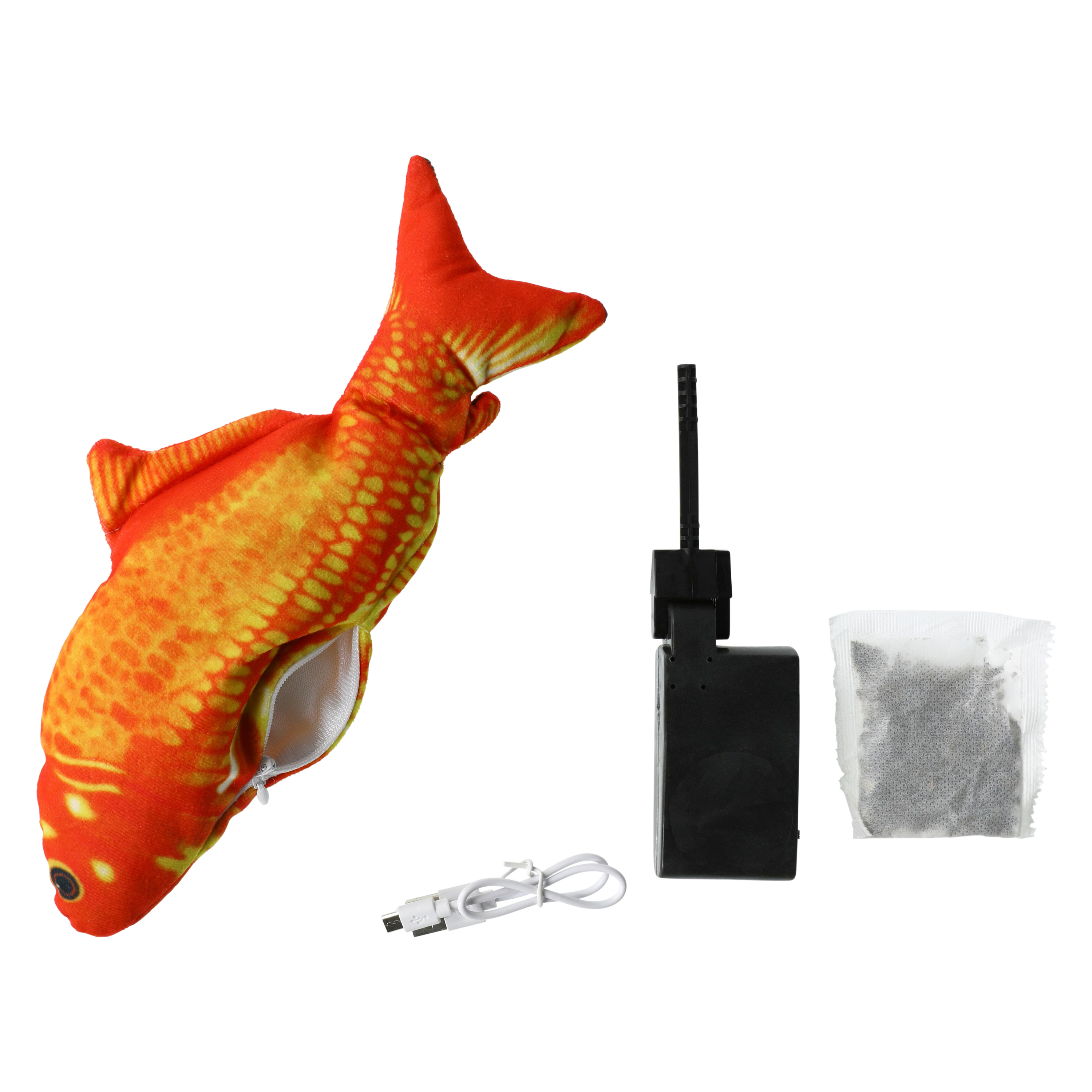 Flip & Flop Fish Interactive Cat Toy With Catnip 3.5in x 11in