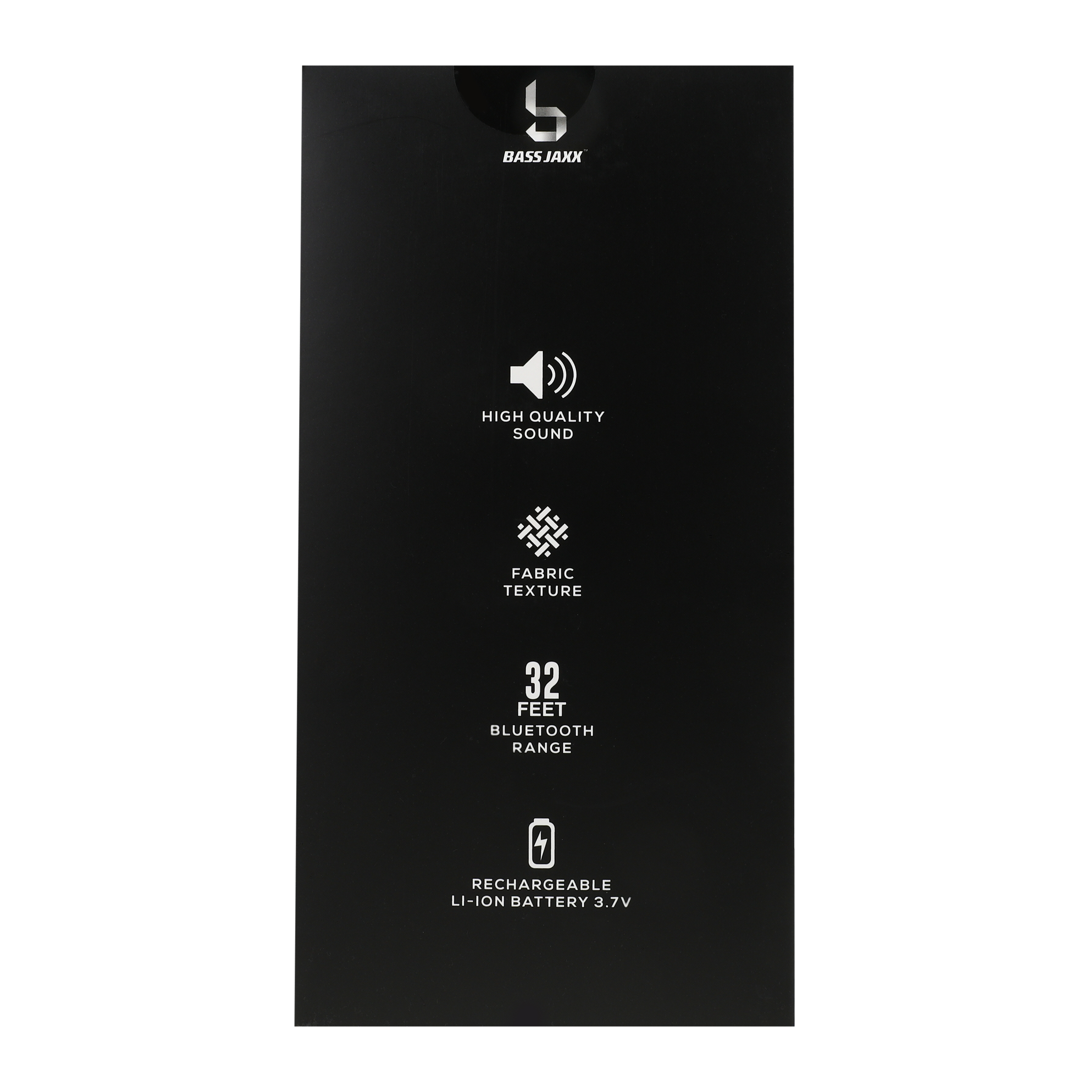 Rhythm Fabric Wireless Speaker 4.96in x 7.9in