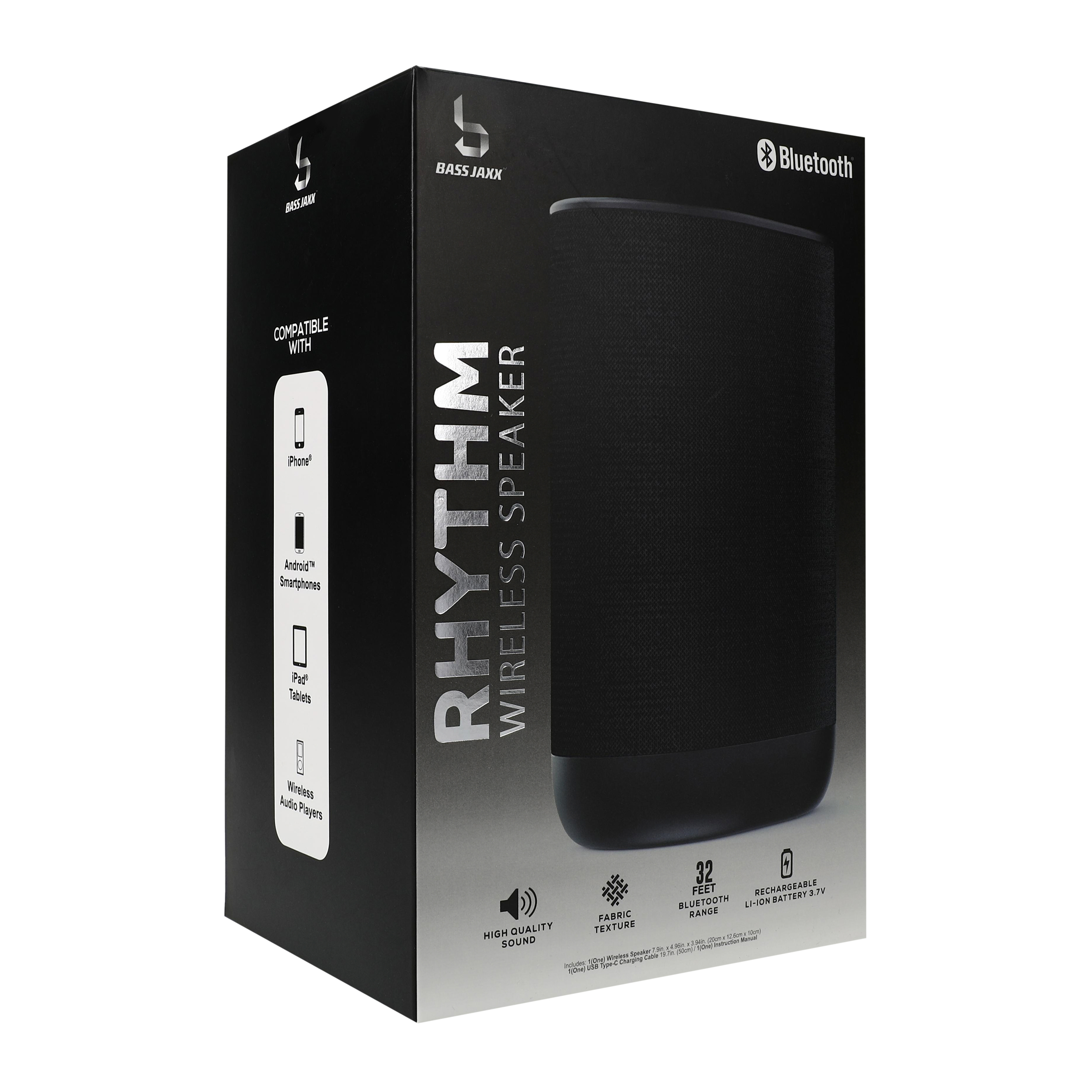 Rhythm Fabric Wireless Speaker 4.96in x 7.9in