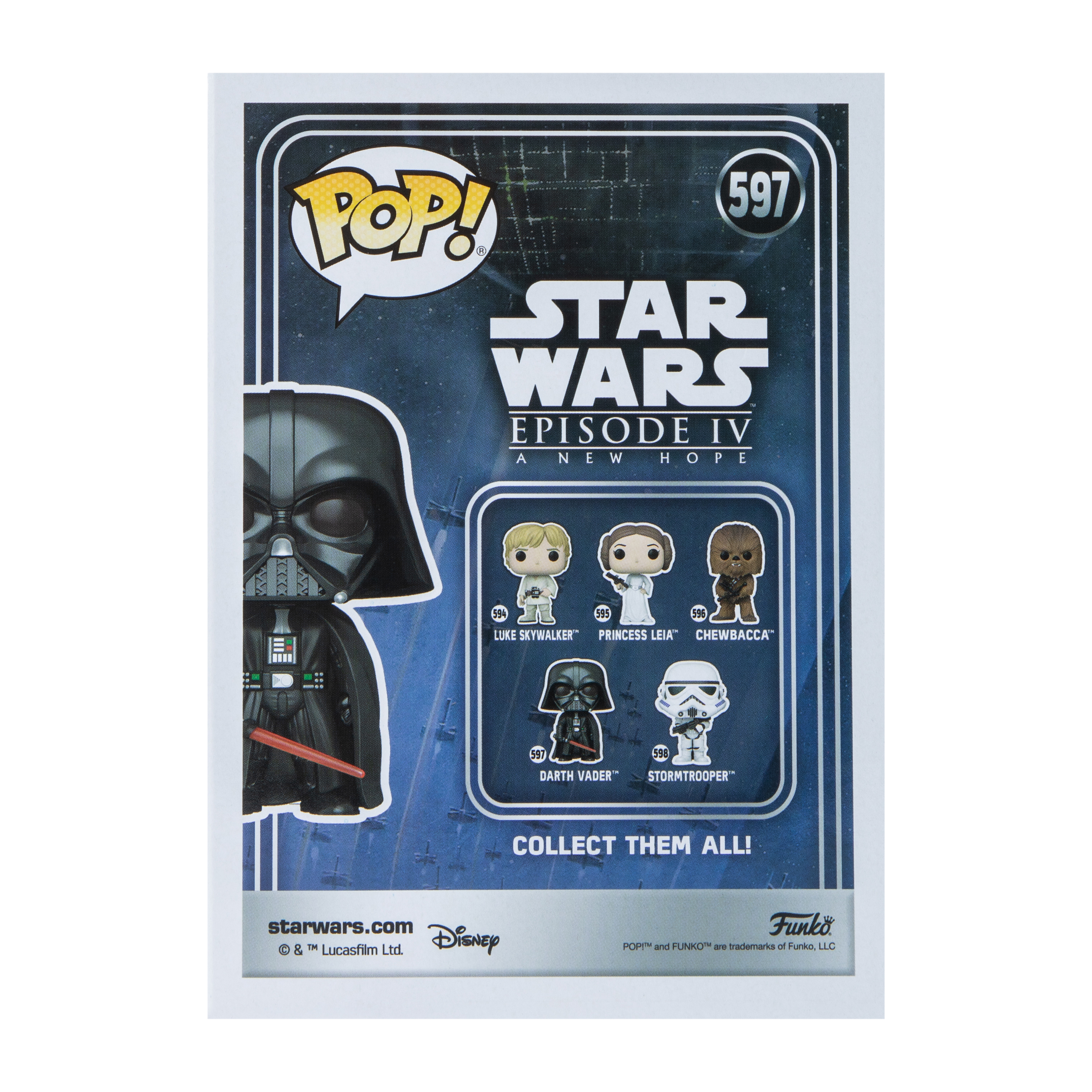 Funko Pop!® Star Wars™ Darth Vader Bobble-Head Figure