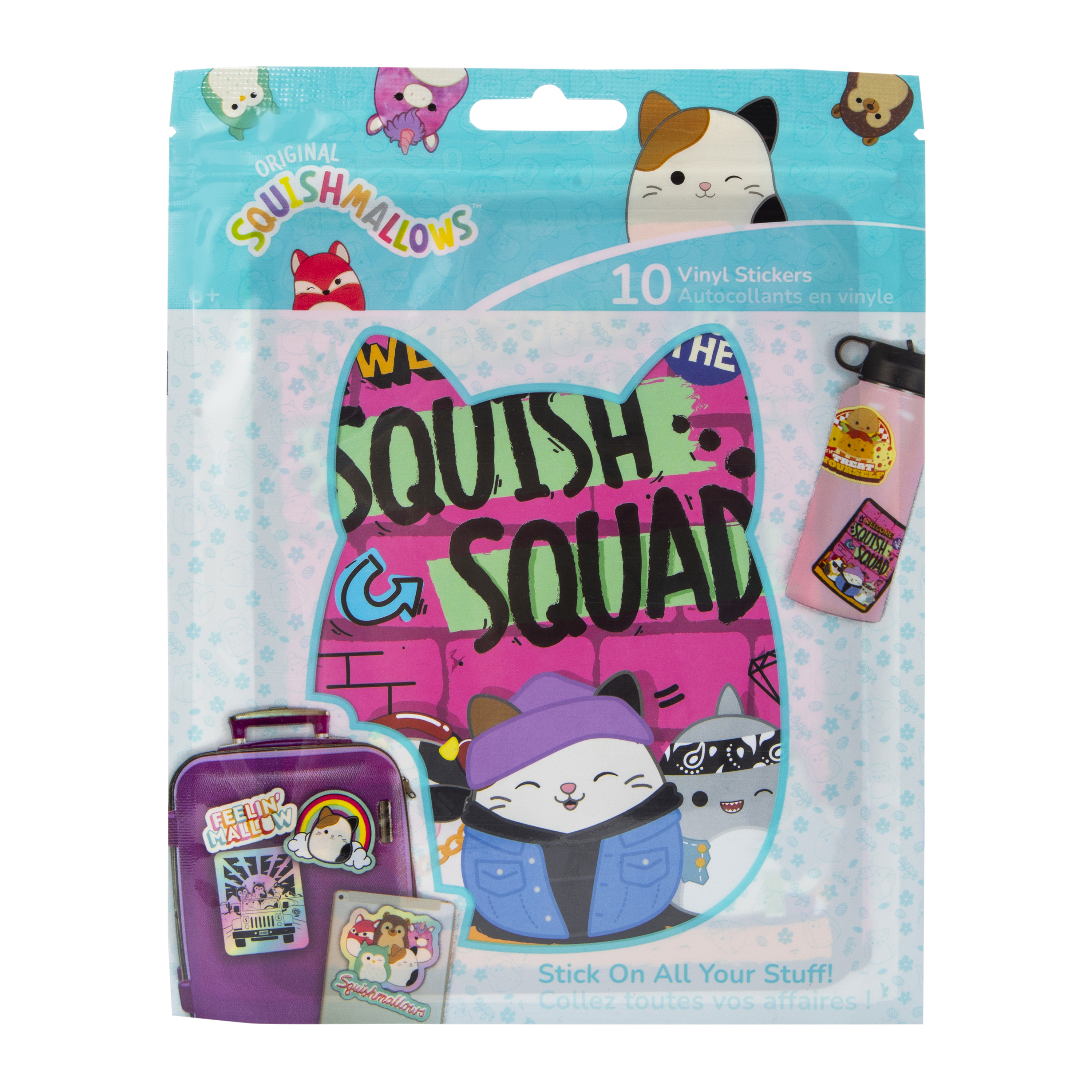 Squishmallows™ Vinyl Stickers 10-Count