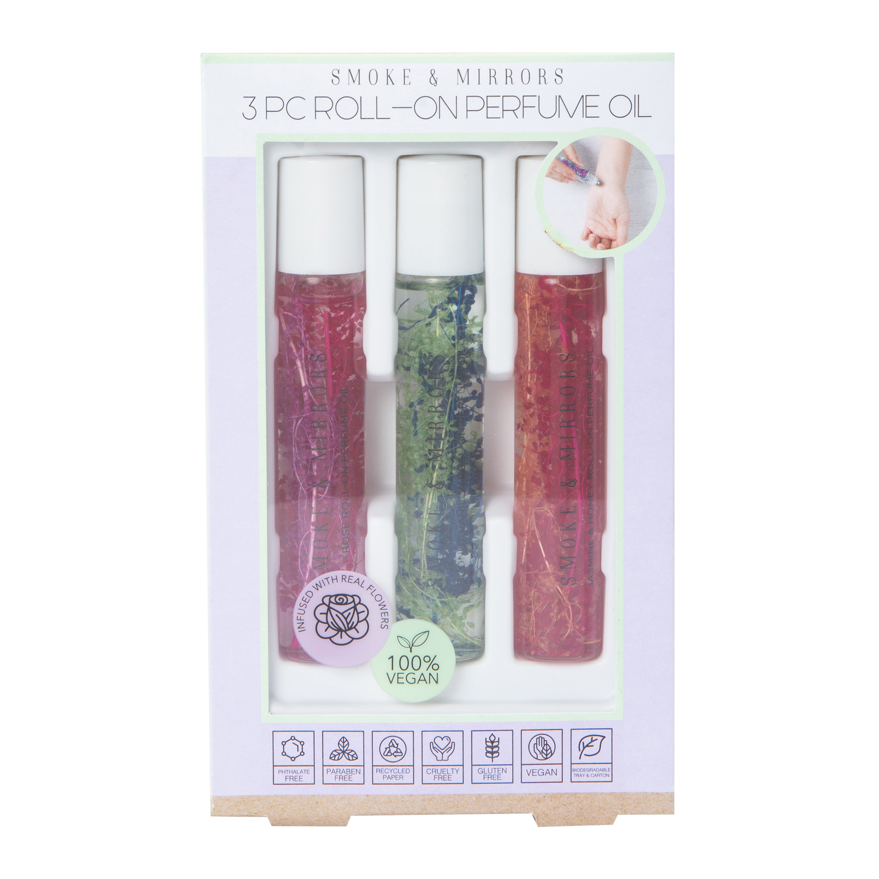 Smoke & Mirrors Roll-On Perfume Oil Set 3-Count