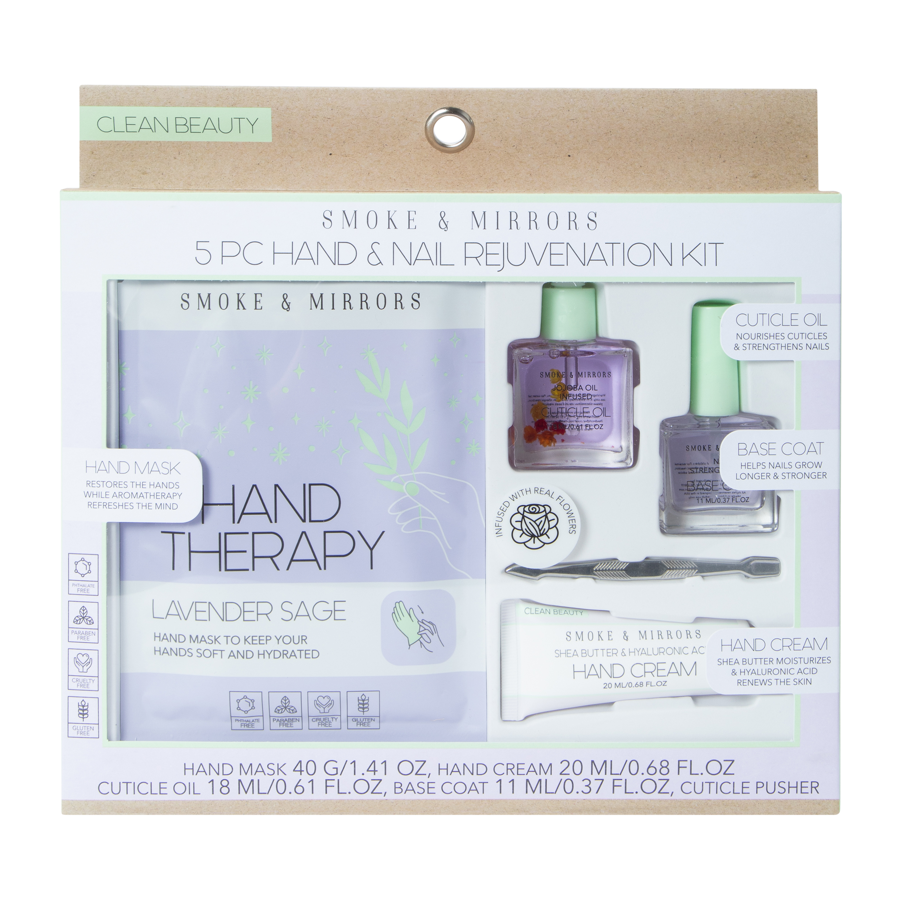 Smoke & Mirrors Hand & Nail Rejuvenation Kit 5-Pack
