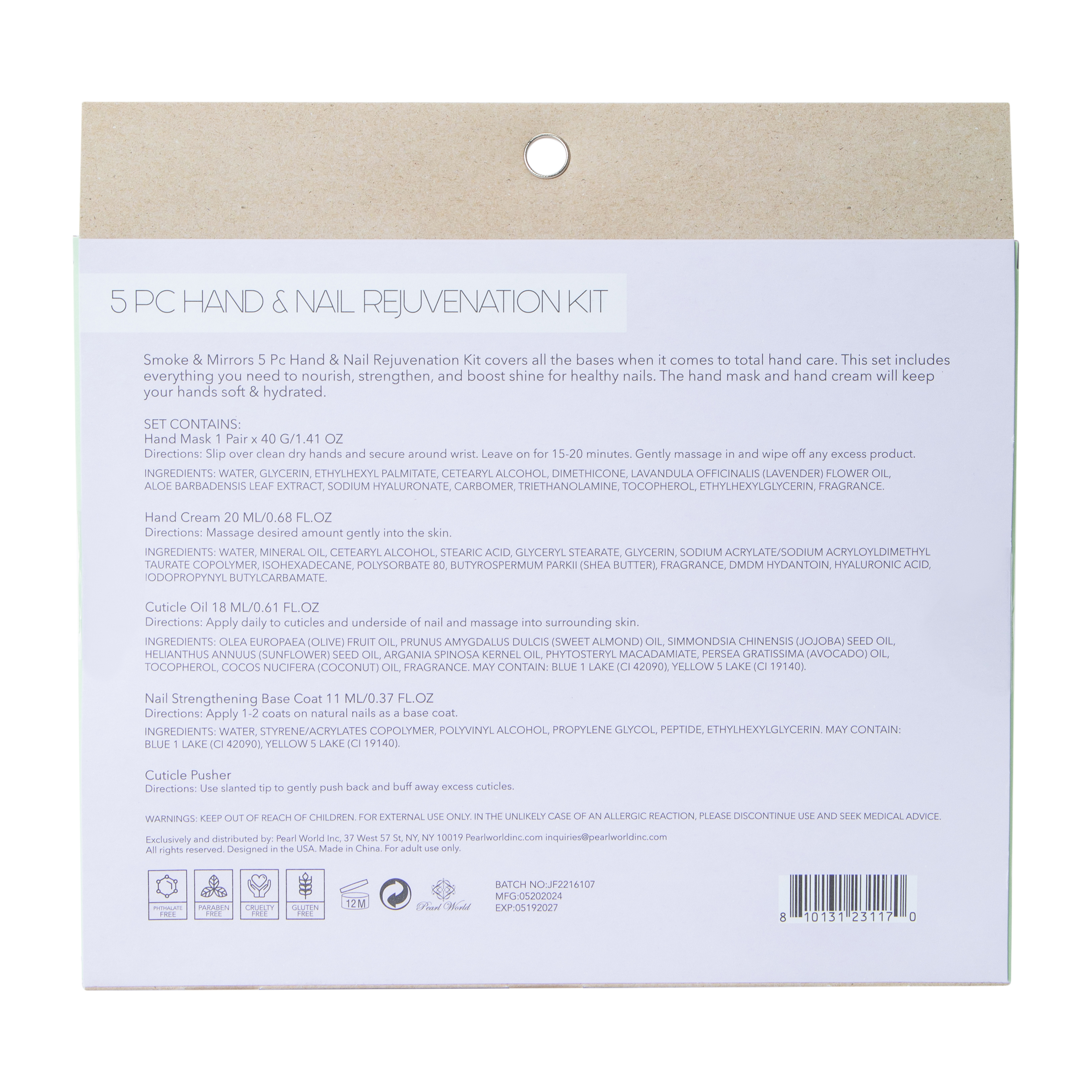 Smoke & Mirrors Hand & Nail Rejuvenation Kit 5-Pack