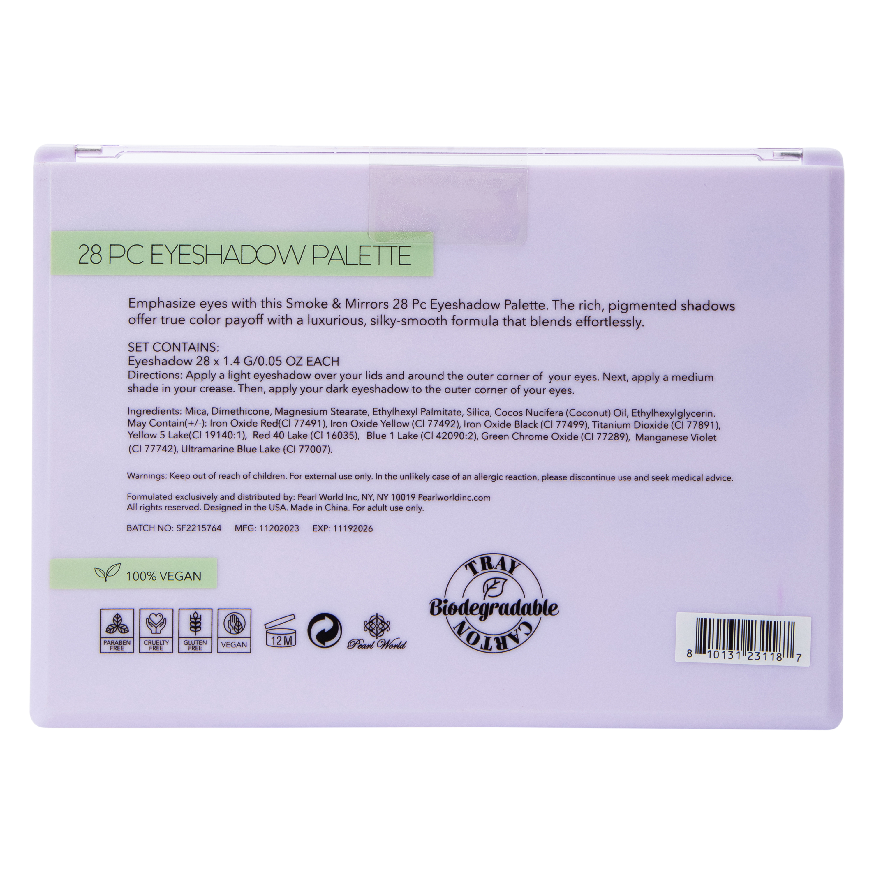 Eyeshadow Palette 28-Count - Girl, You're A Natural!