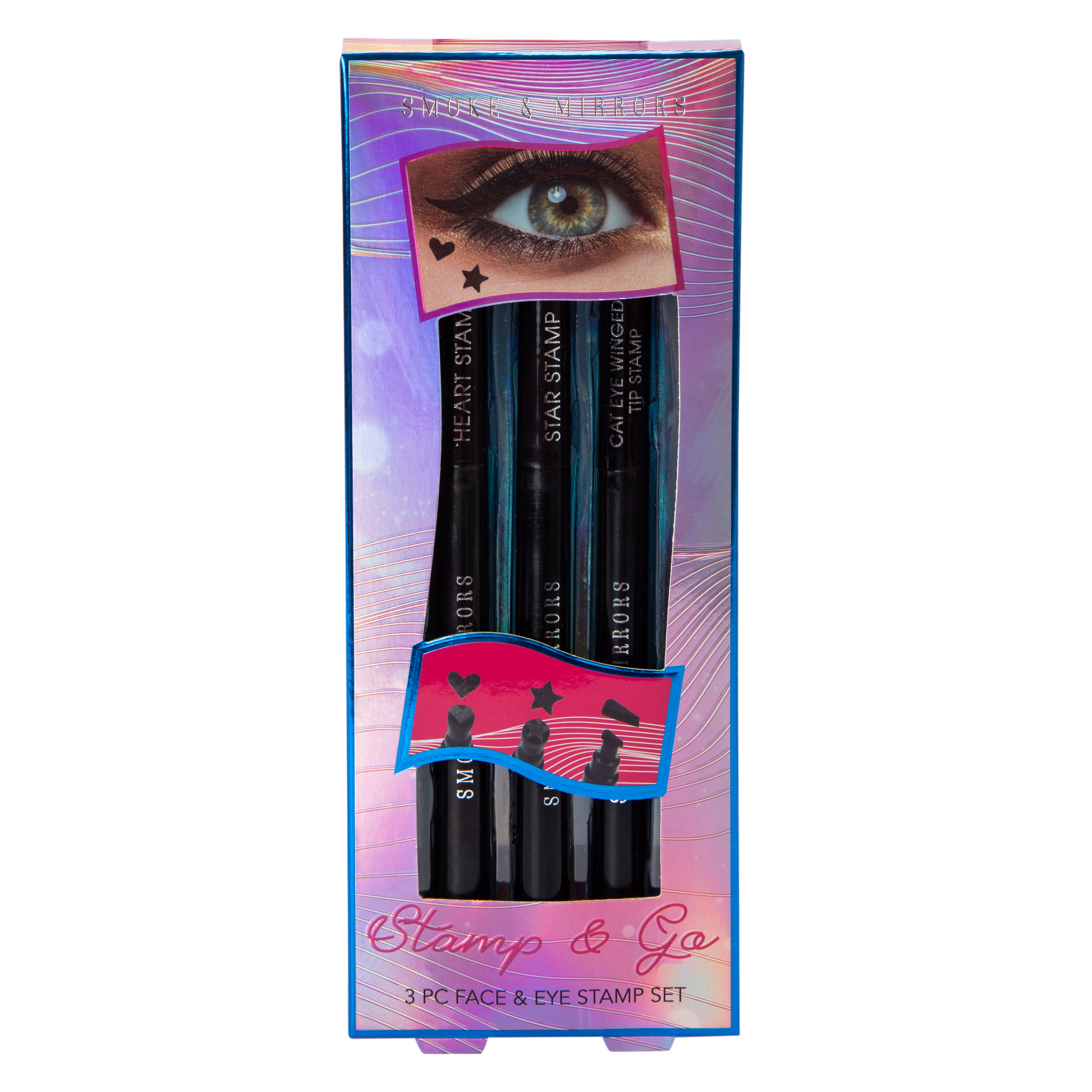 Face & Eye Makeup Stamp Set 3-Count