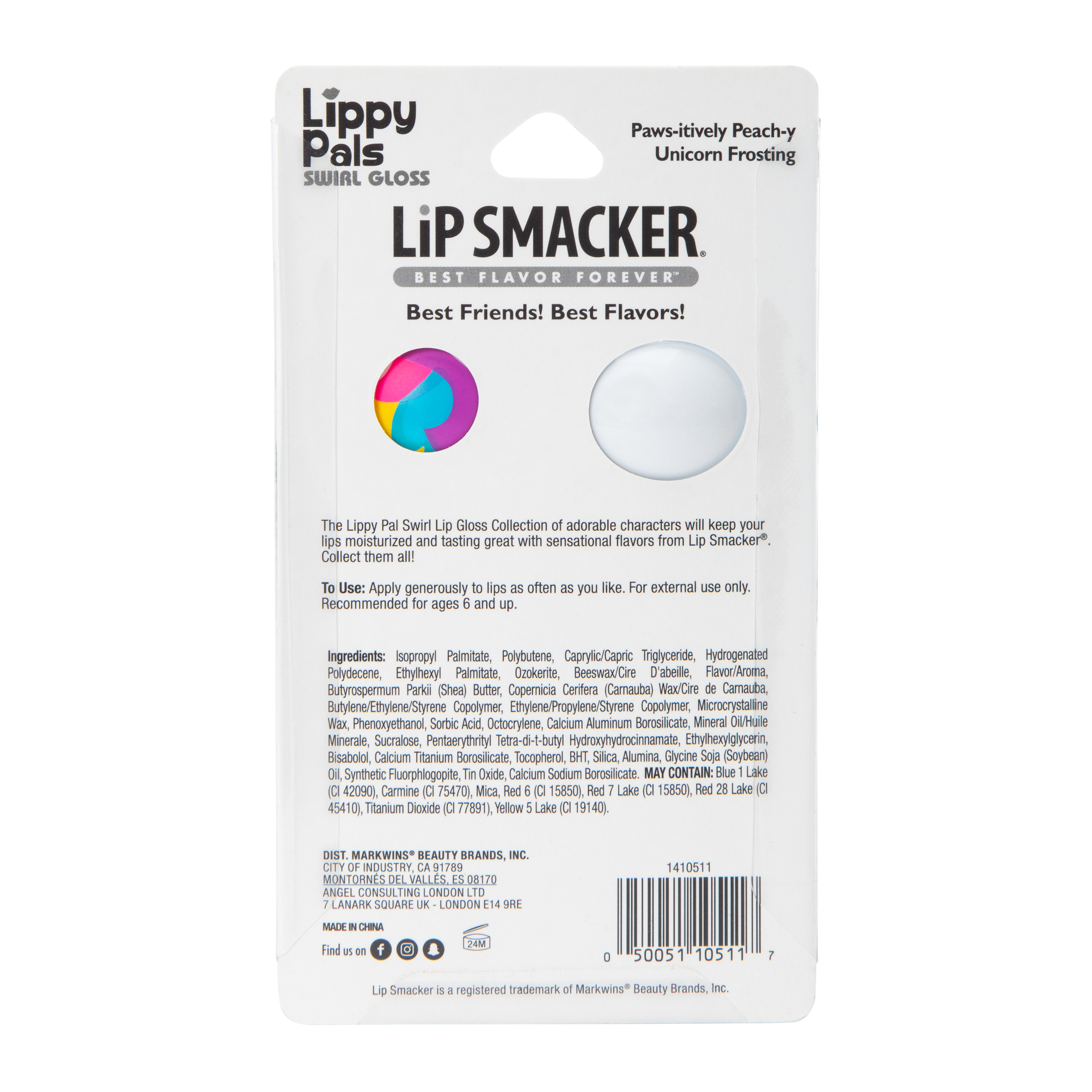 Lip Smacker® Lippy Pals Swirl Lip Gloss 2-Pack
