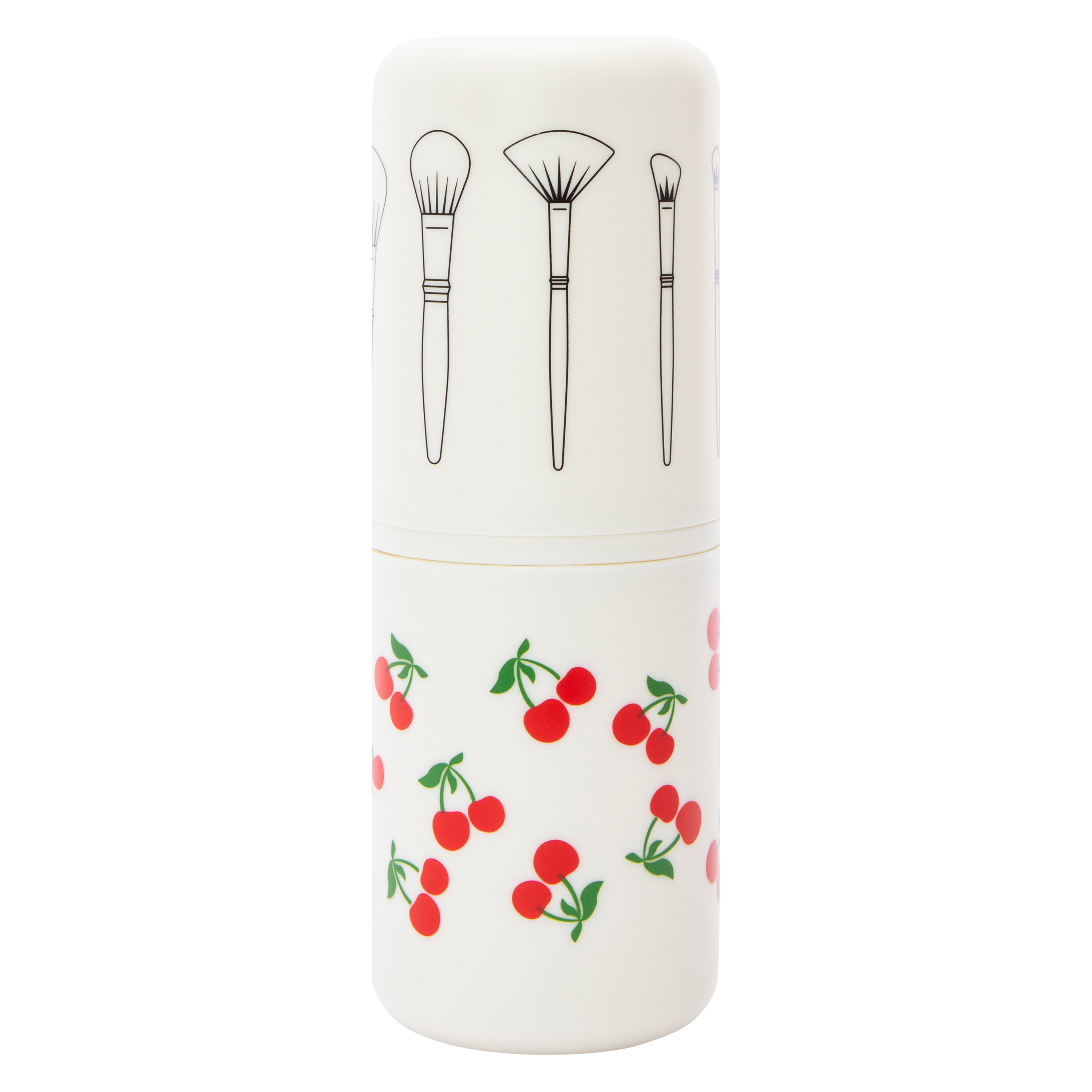 Printed Travel Makeup Brush Set