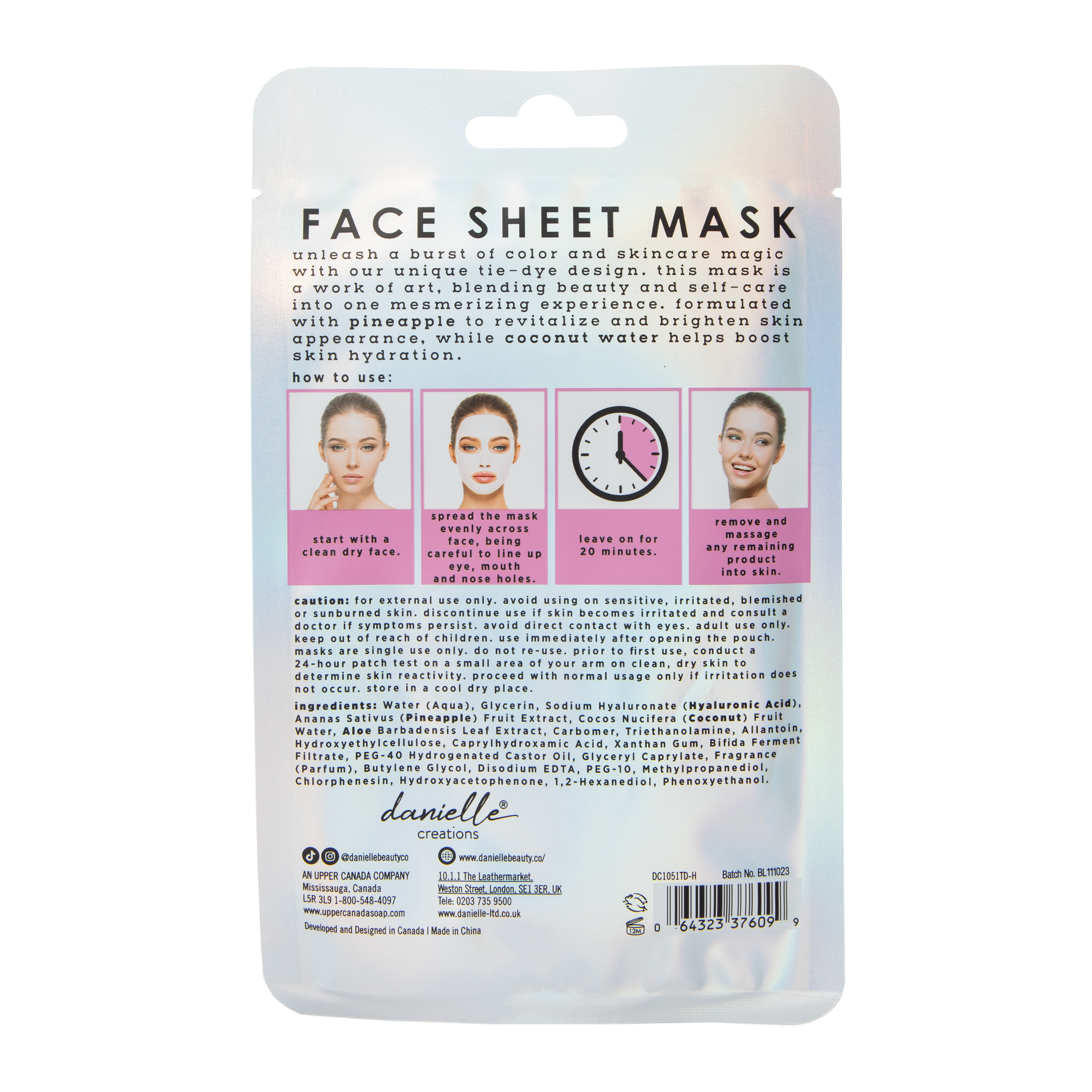 Danielle Creations® Printed Face Mask 0.88oz | Five Below