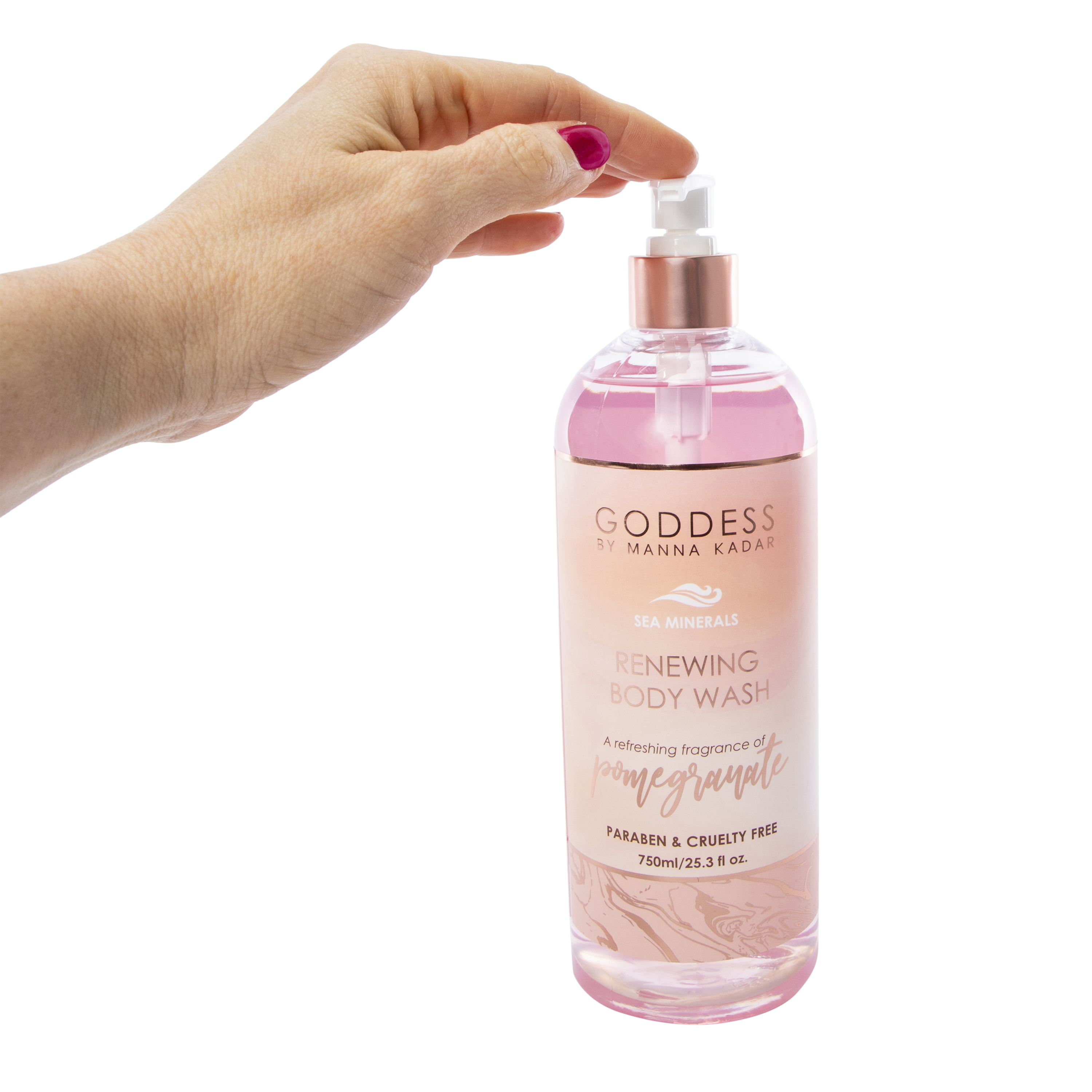 Goddess By Manna Kadar Renewing Body Wash - Pomegranate