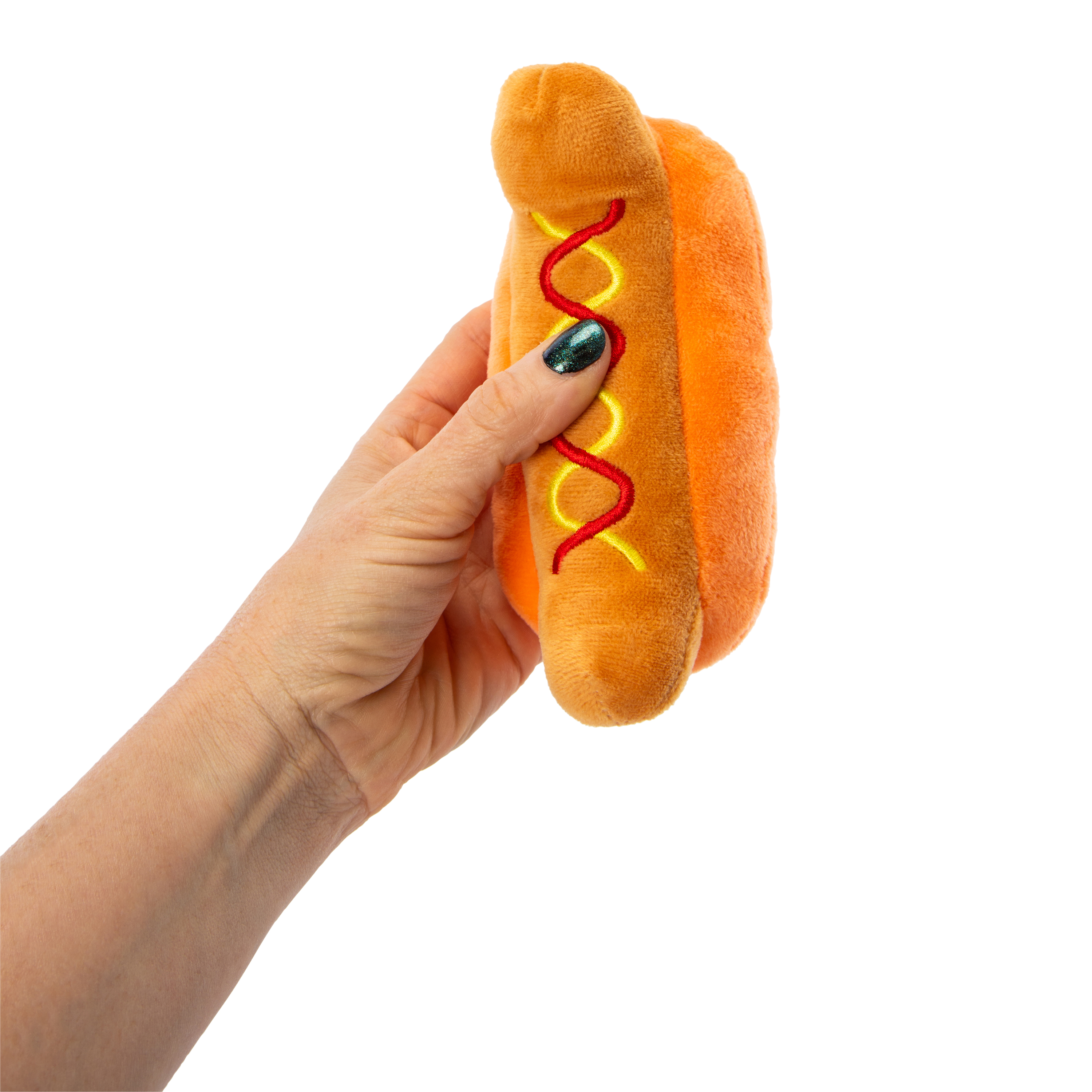 Foodiez Plush Dog Toys With Squeaker 2-Count