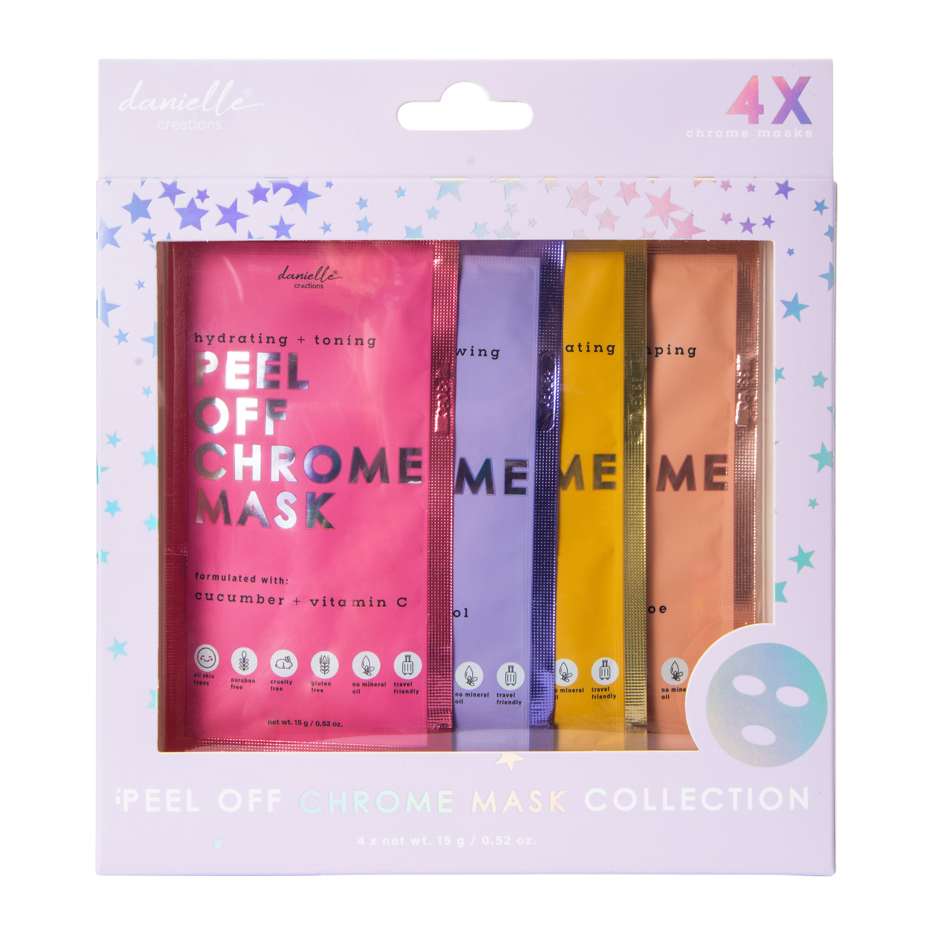 Danielle Creations® Peel Off Mask Collection 4-Count
