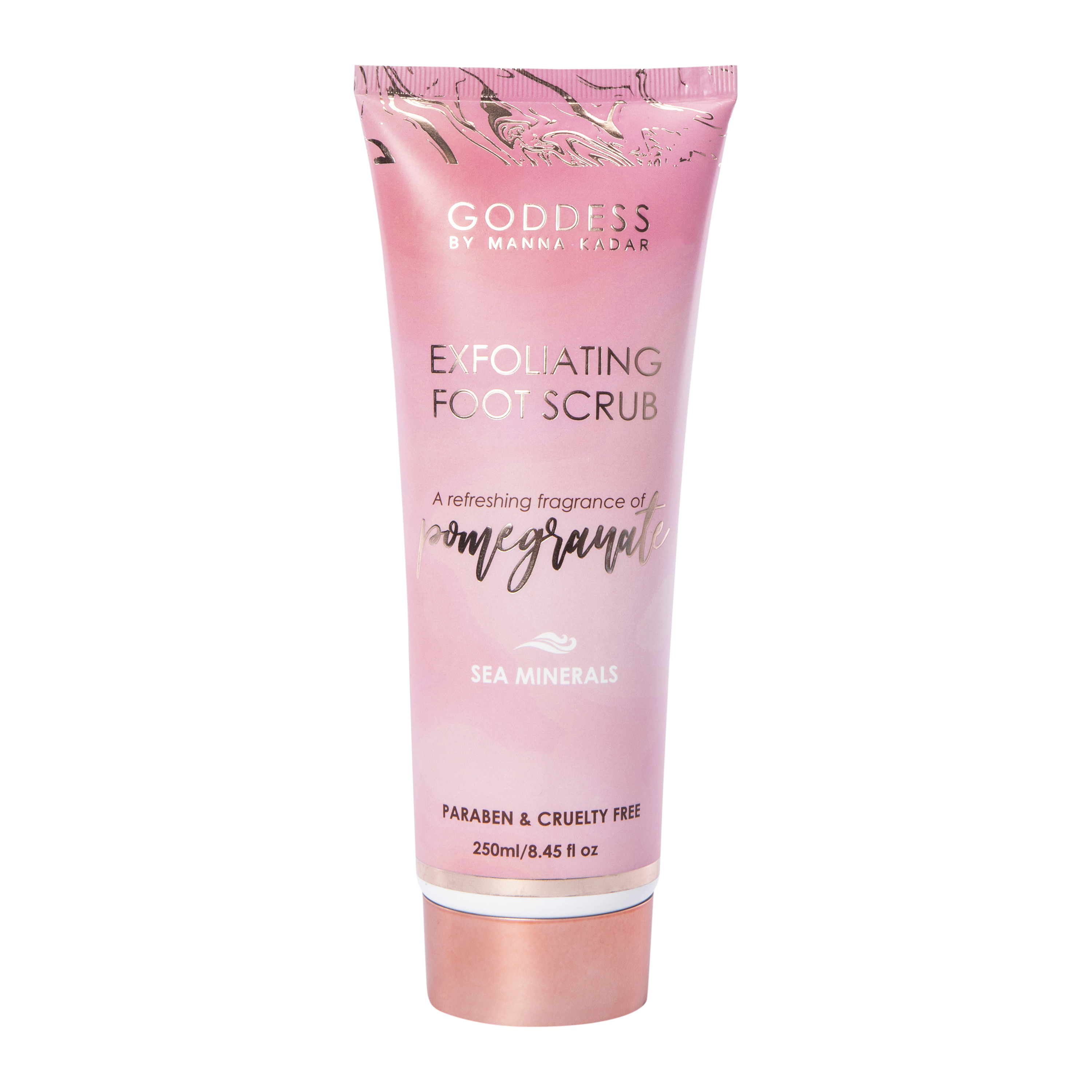 Goddess By Manna Kadar Exfoliating Foot Scrub - Pomegranate
