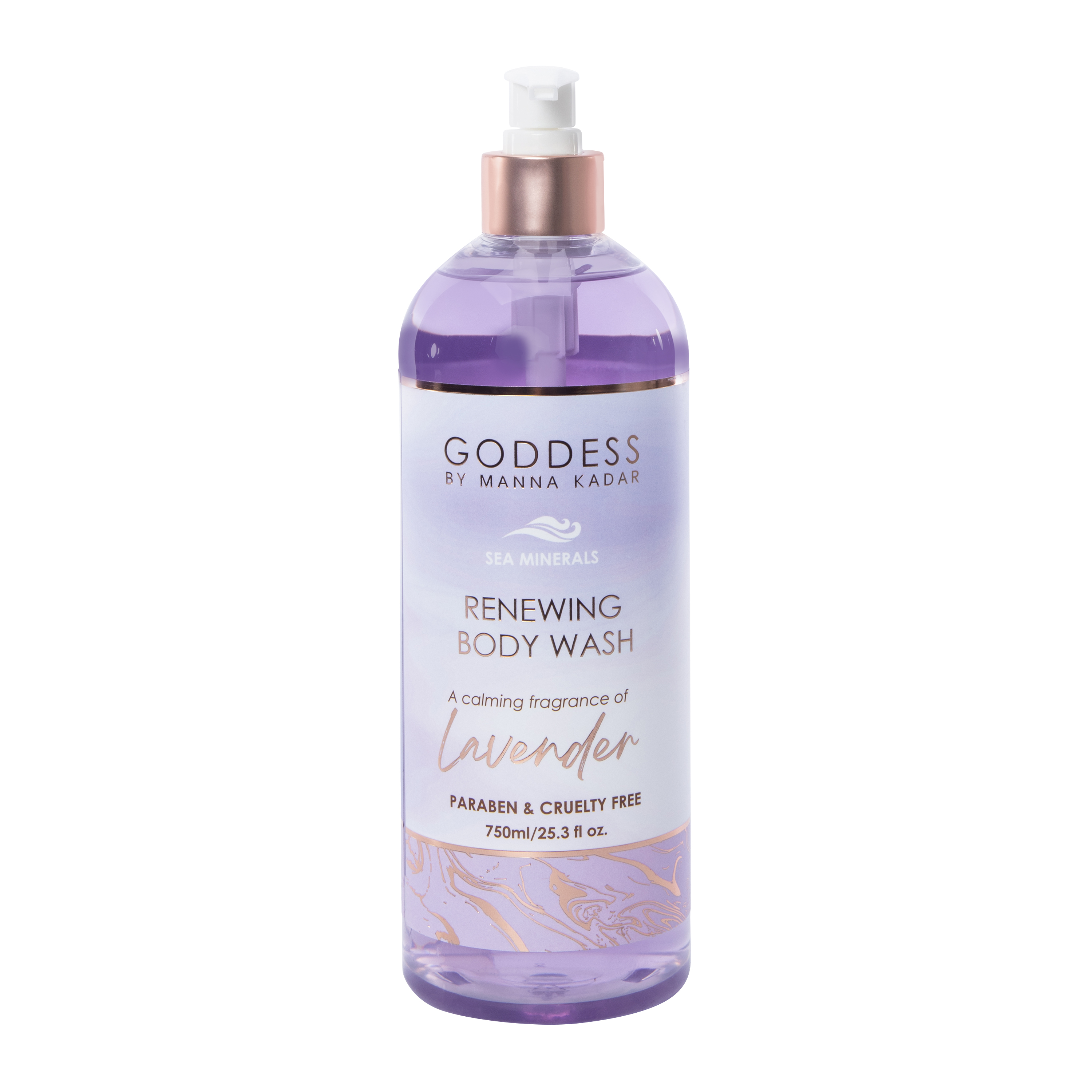 Goddess By Manna Kadar Renewing Body Wash 25.3oz - Lavender