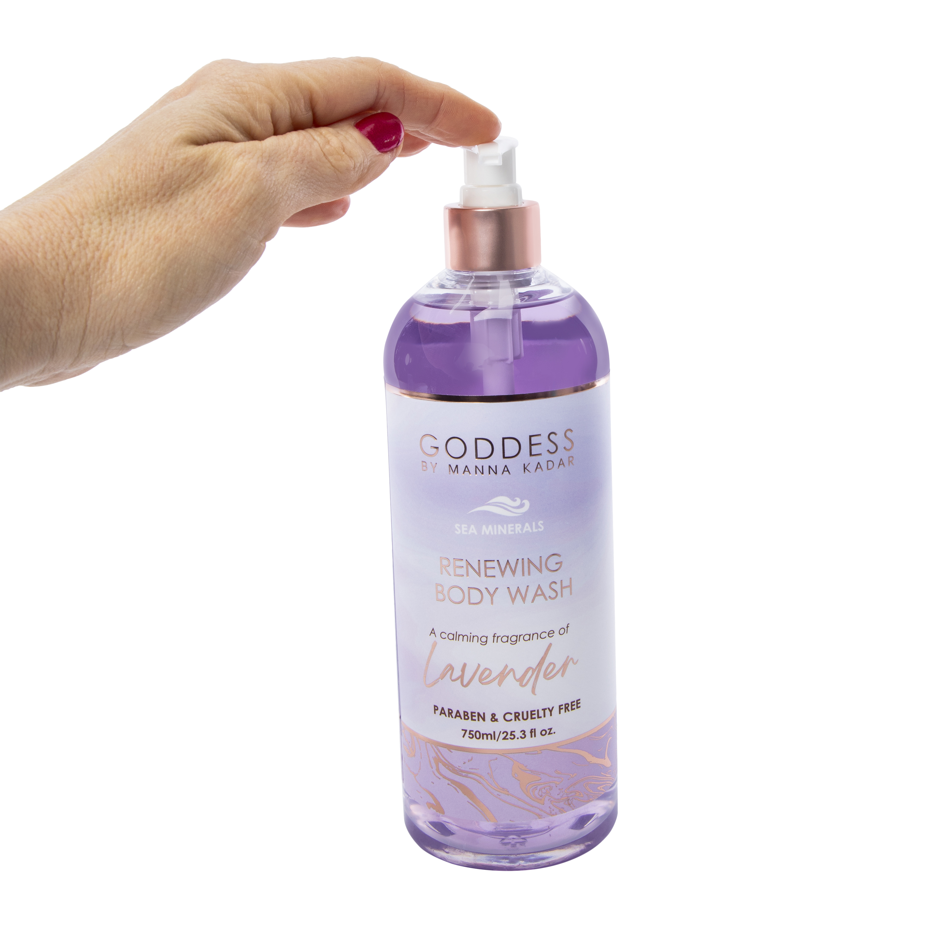Goddess By Manna Kadar Renewing Body Wash 25.3oz - Lavender